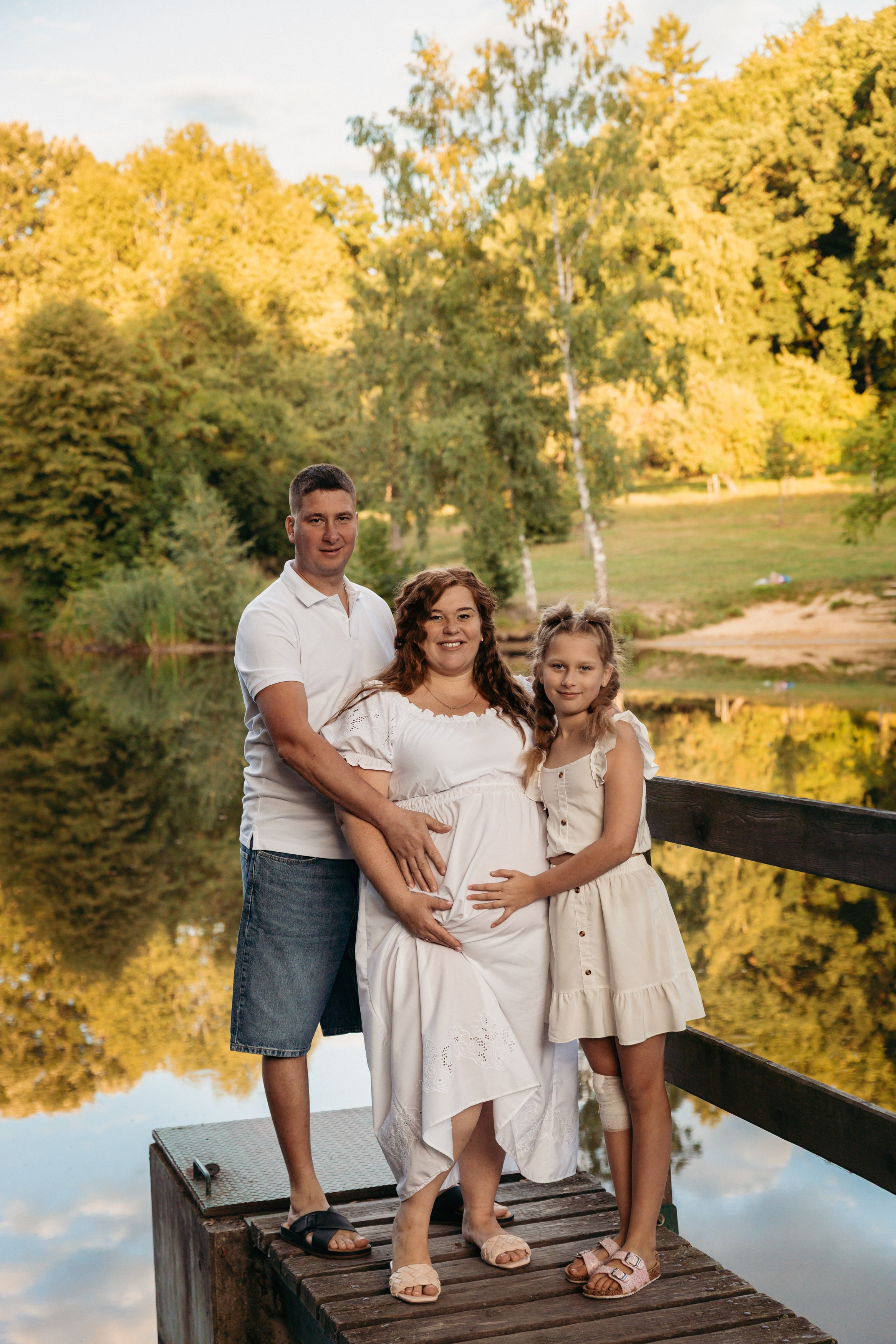 Těhotenské focení. Lifestyle a rodinná fotografka v Pisku Oxana Telupilova