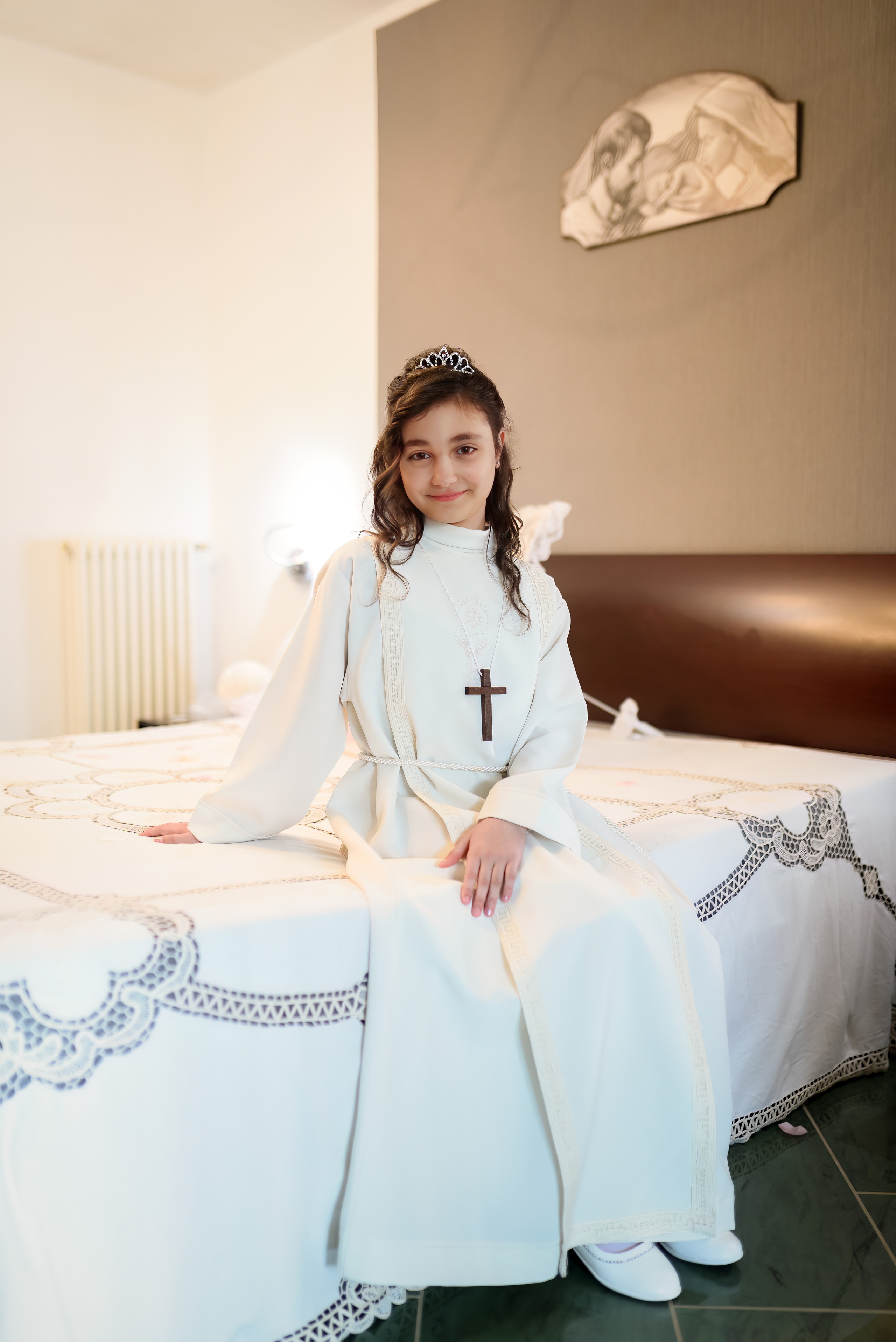 Anteprima Prima Comunione Sara. Fotografo di famiglia