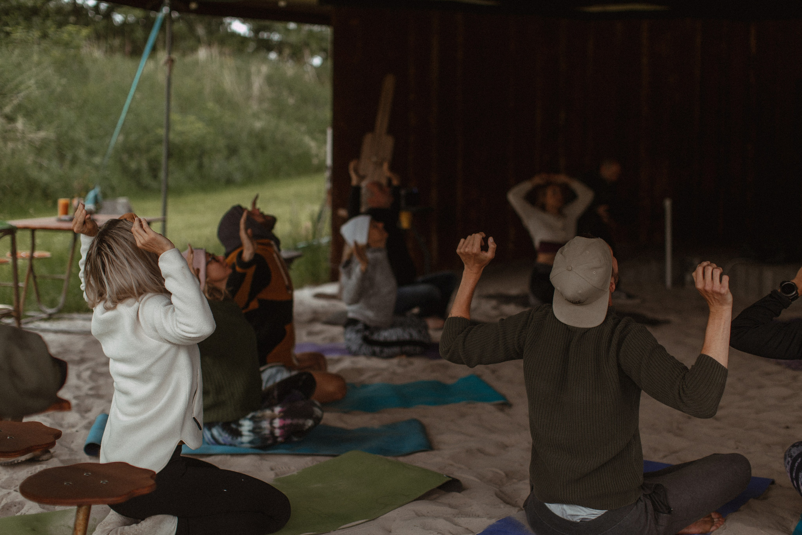 High vibes retreat reportage. True self