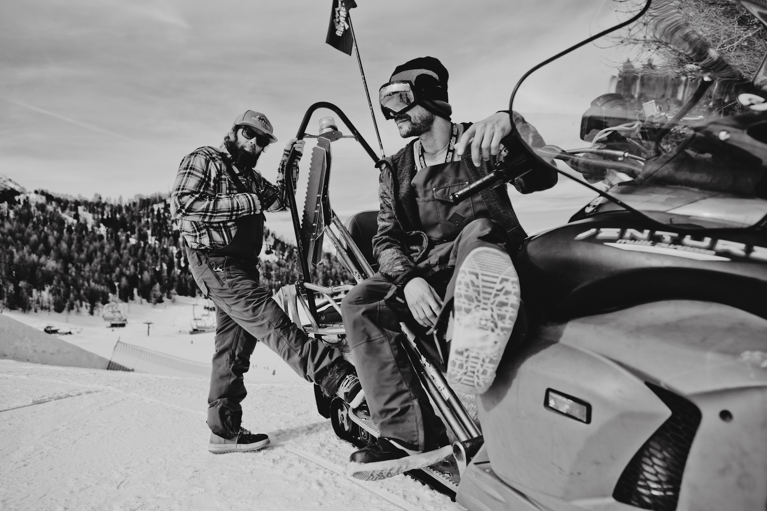 SNOW. Outdoor and art photographer. Alisa Lutchenkova