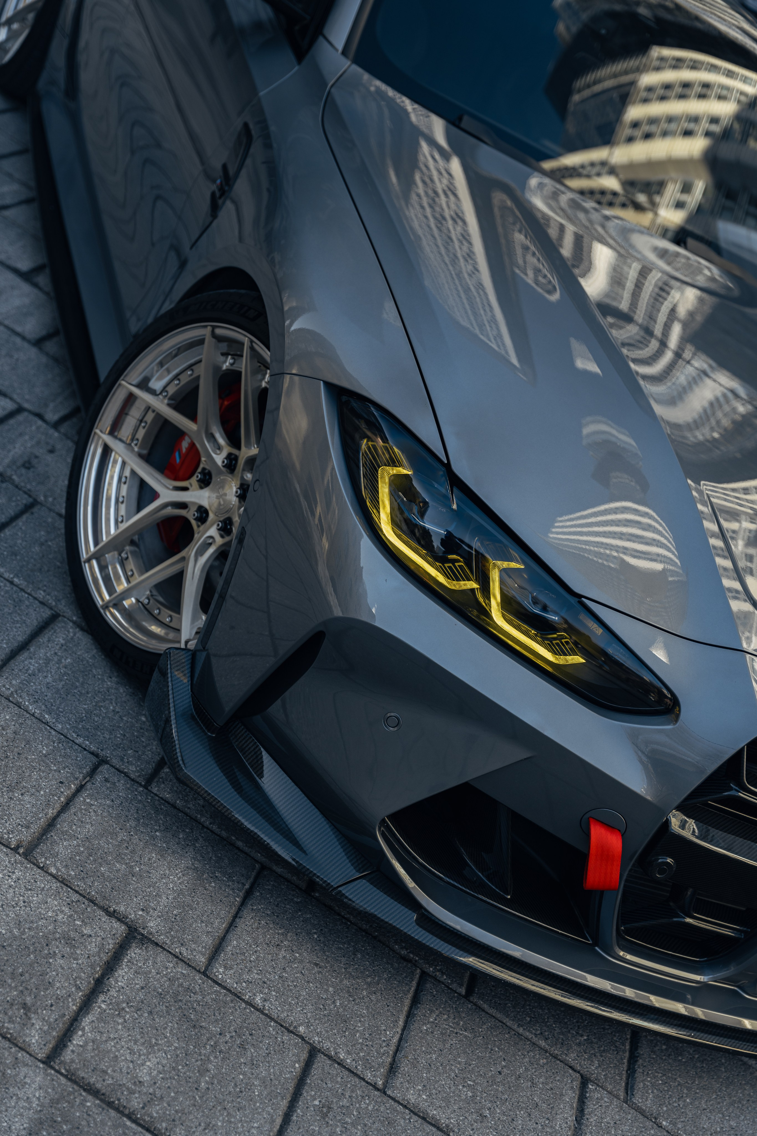 BMW M3 G80 Downtown Montreal. Photographe de voitures à Paris — Vitalii Motruk