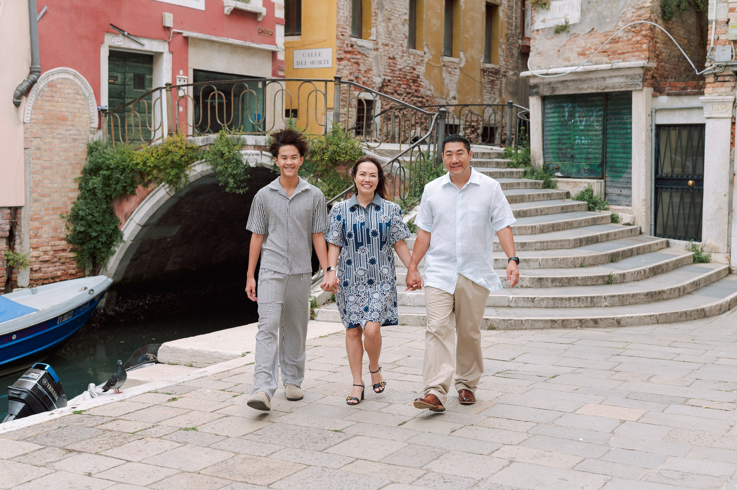Jennifer, Tim and Jayden. Photographer in Venice Anna Terzi