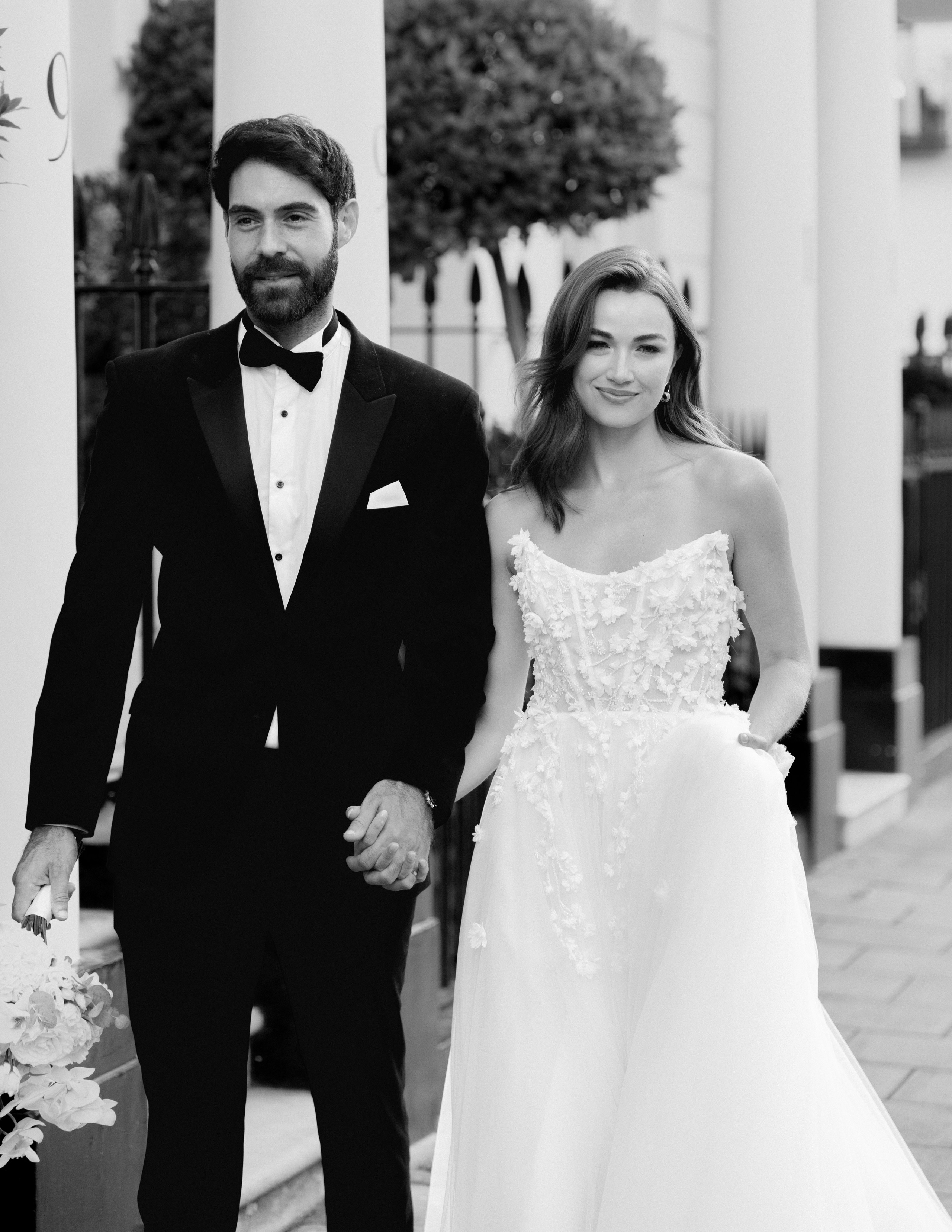 Elegant Wedding London Belgravia Elopement couple. Timeless Wedding & Event Photography — based London, working across Europe