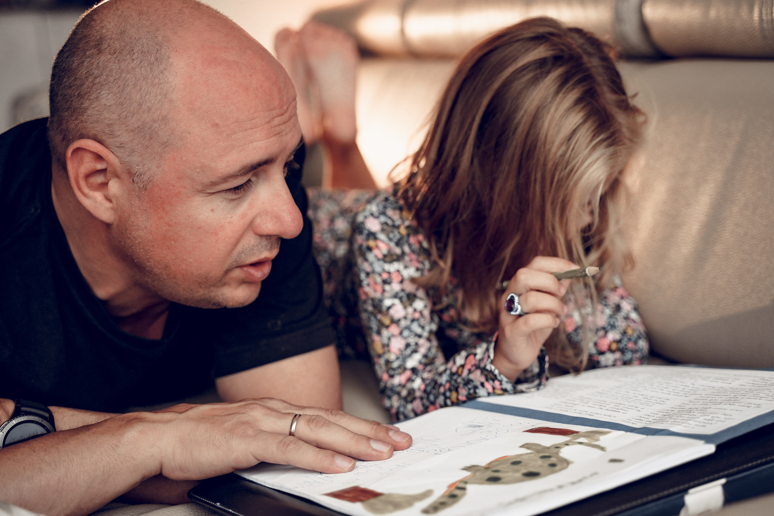 FATHER AND DAUGTER TIME. Professional garden design and photography services in London