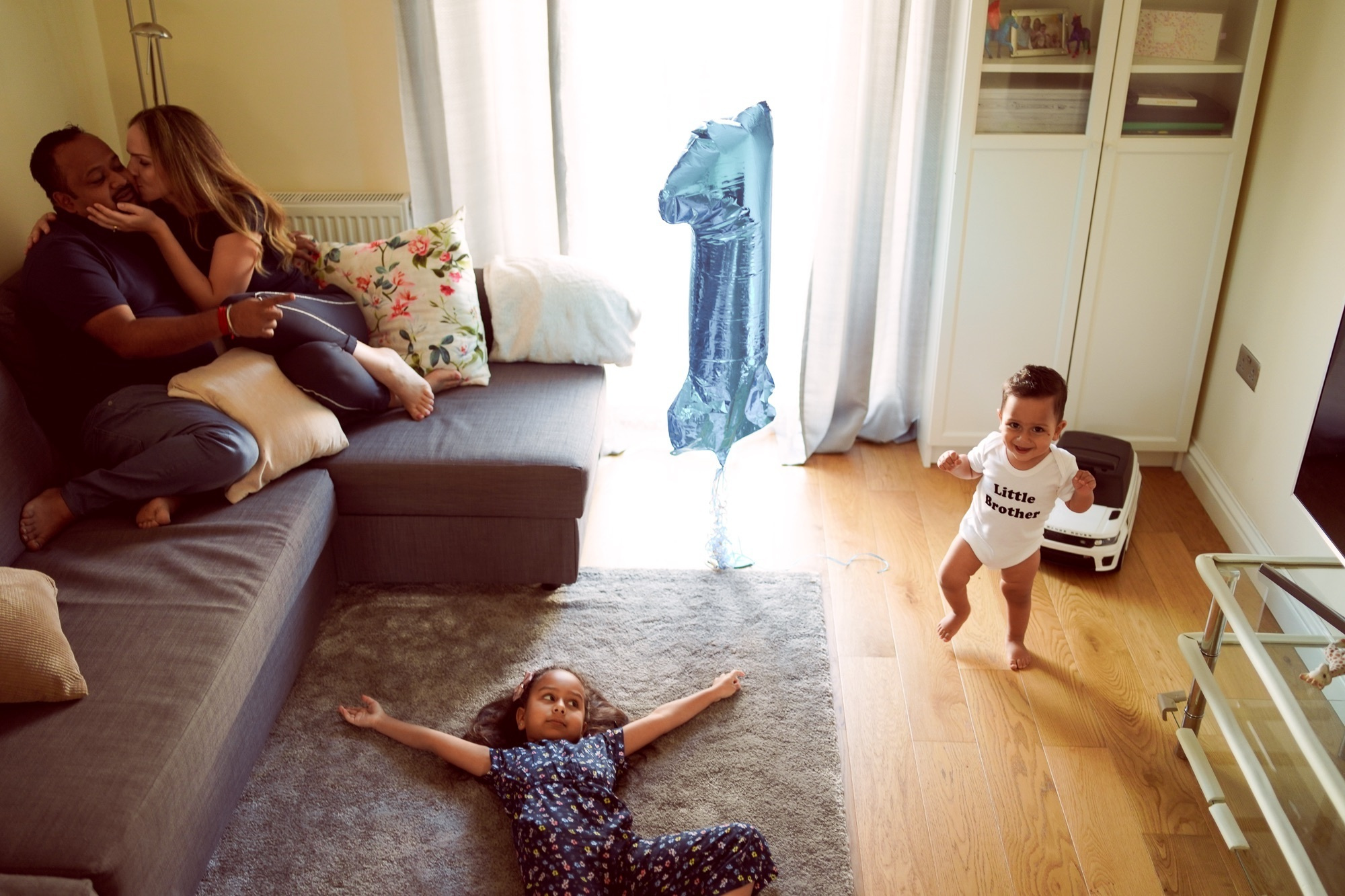 FIRST BIRTHDAY. Professional garden design and photography services in London