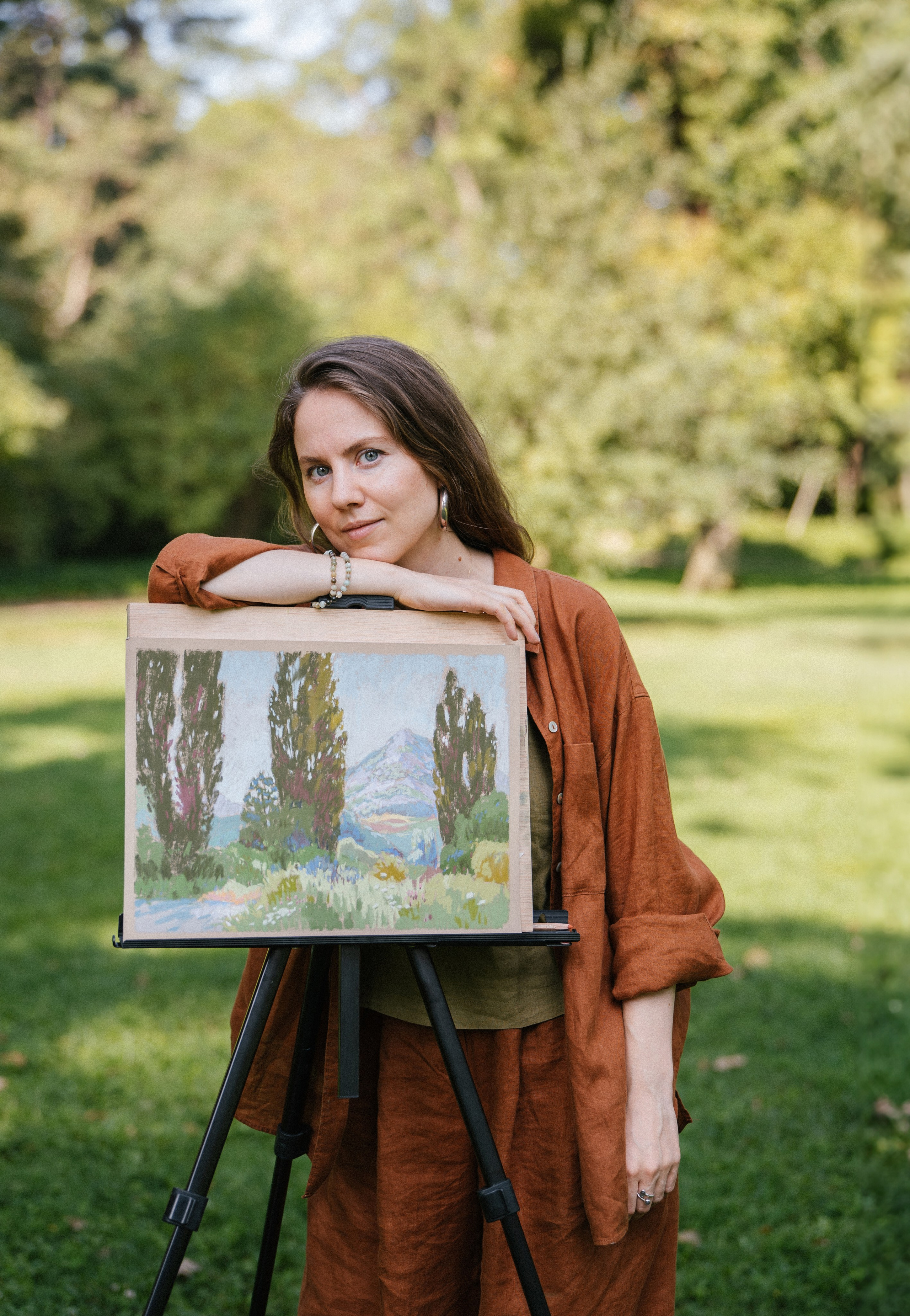 Контент съемка для художника. Фотограф в Мадриде Алена Белянинова