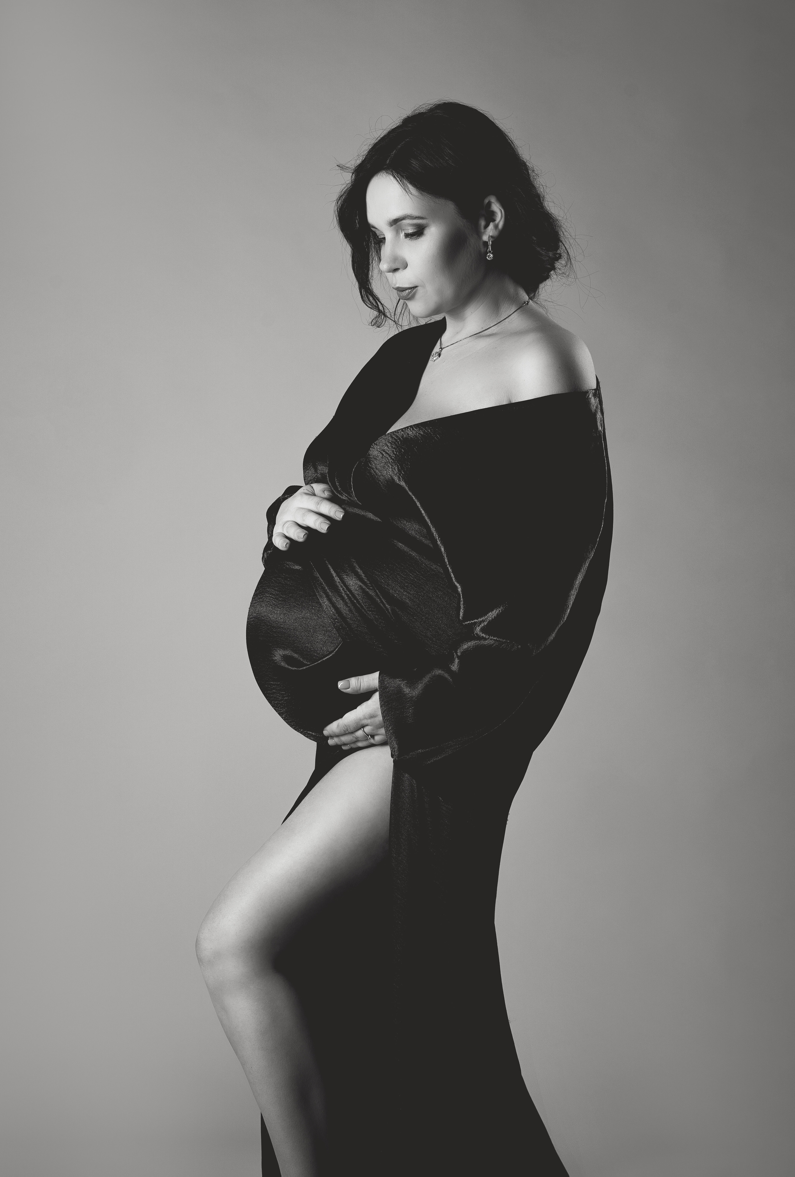 Студийная съёмка беременность. Семейный, детский и женский фотограф в Германии, Трире