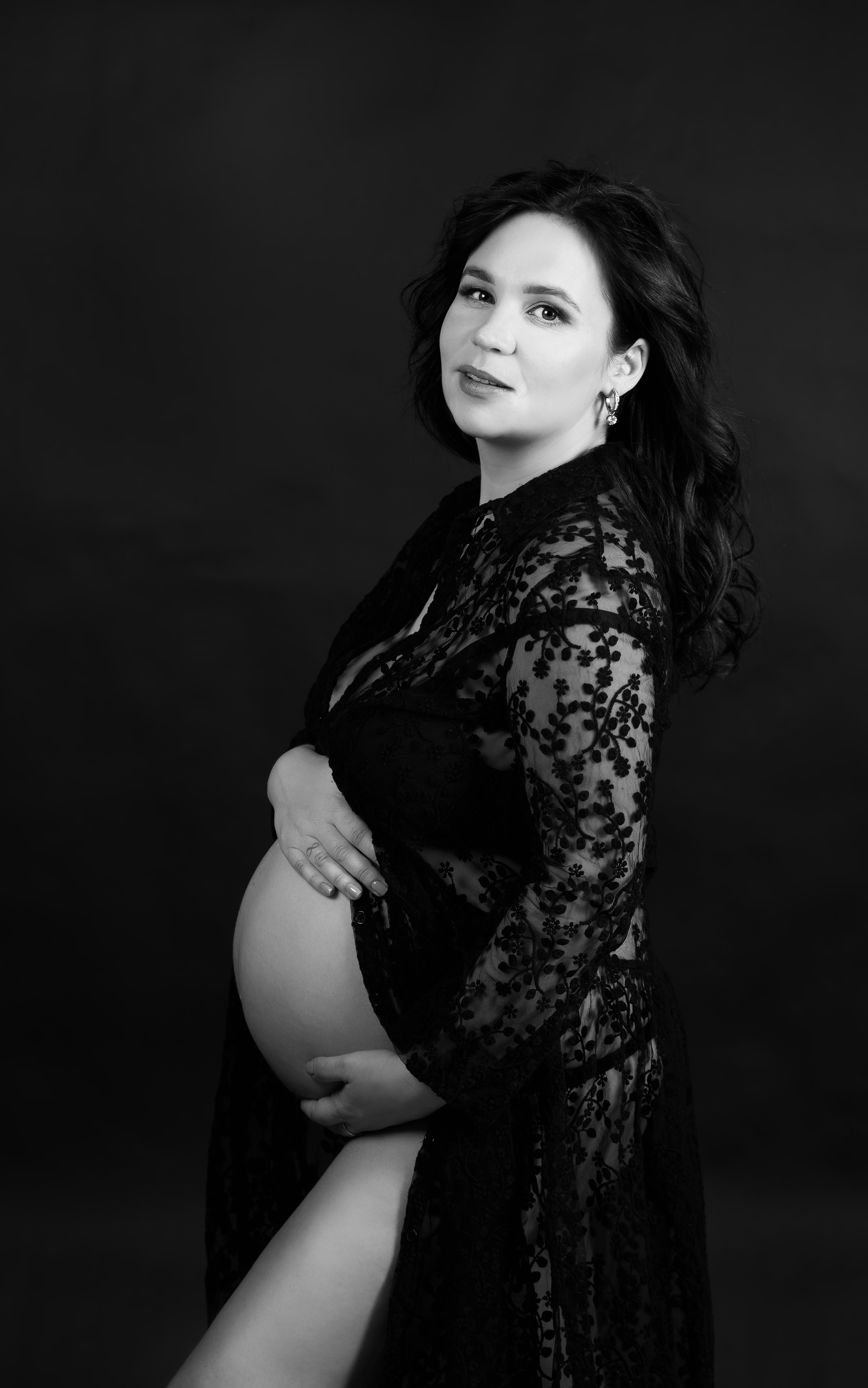 Студийная съёмка беременность. Семейный, детский и женский фотограф в Германии, Трире