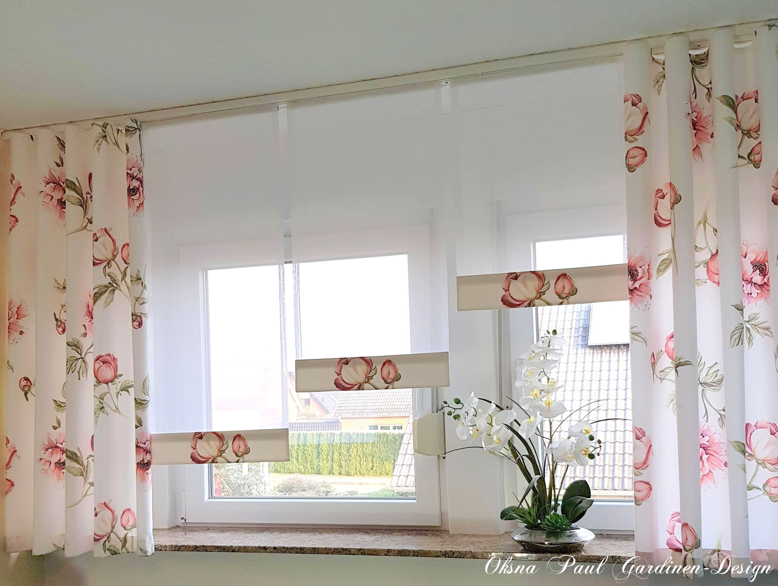 Японские панели / Schiebevorhänge. Oksana Paul-Gardinen-Design Oksana Paul ✧ Art of Gardinen & Textile Design ✧ Polymer Clay Art & Handmade Creatures