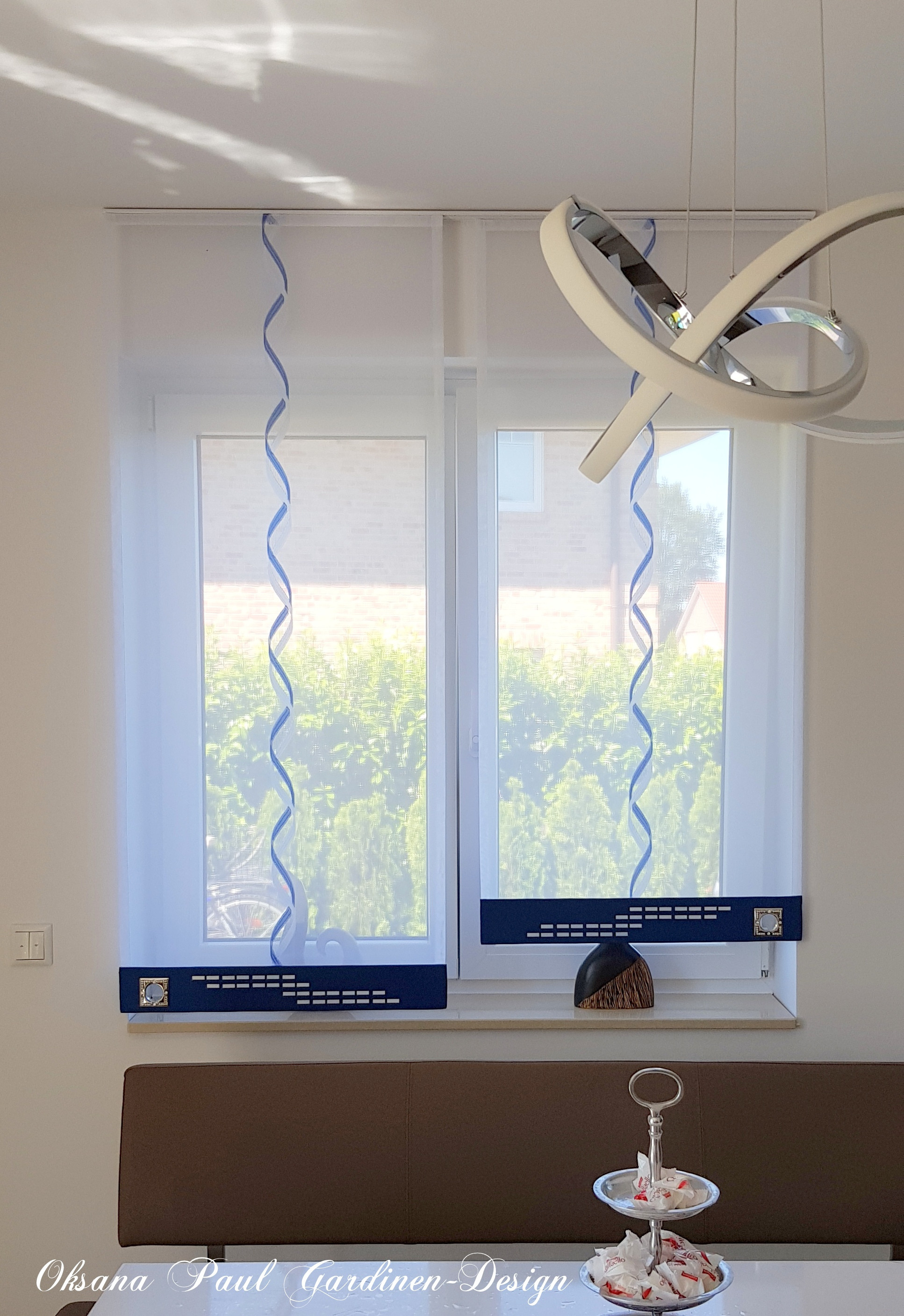 Японские панели / Schiebevorhänge. Oksana Paul-Gardinen-Design Oksana Paul ✧ Art of Gardinen & Textile Design ✧ Polymer Clay Art & Handmade Creatures