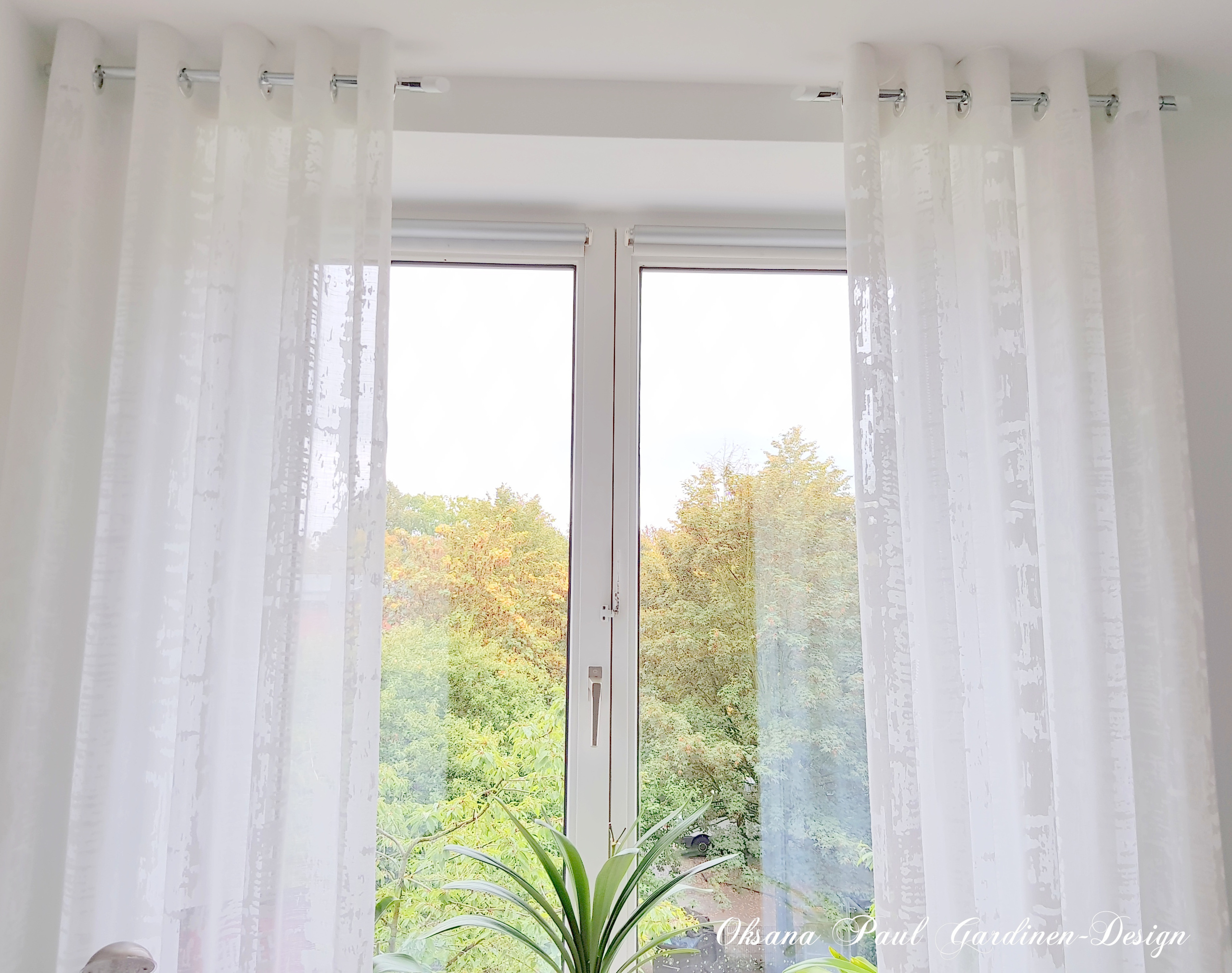 Шторы на кольцах / Ösenvorhänge. Oksana Paul-Gardinen-Design Oksana Paul ✧ Art of Gardinen & Textile Design ✧ Polymer Clay Art & Handmade Creatures