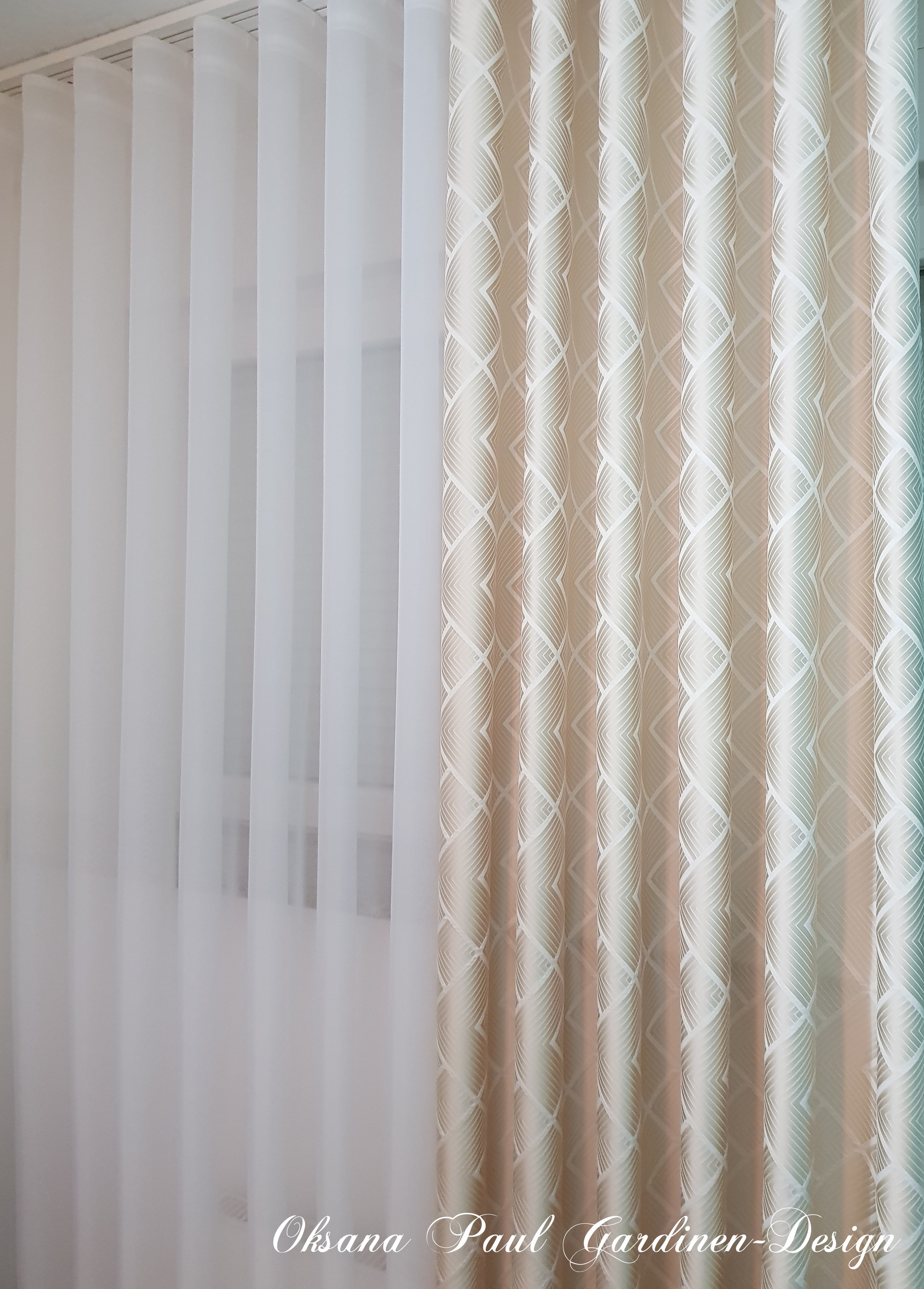 Шторы на волне / Wellenband-Gardinen. Oksana Paul-Gardinen-Design Oksana Paul ✧ Art of Gardinen & Textile Design ✧ Polymer Clay Art & Handmade Creatures