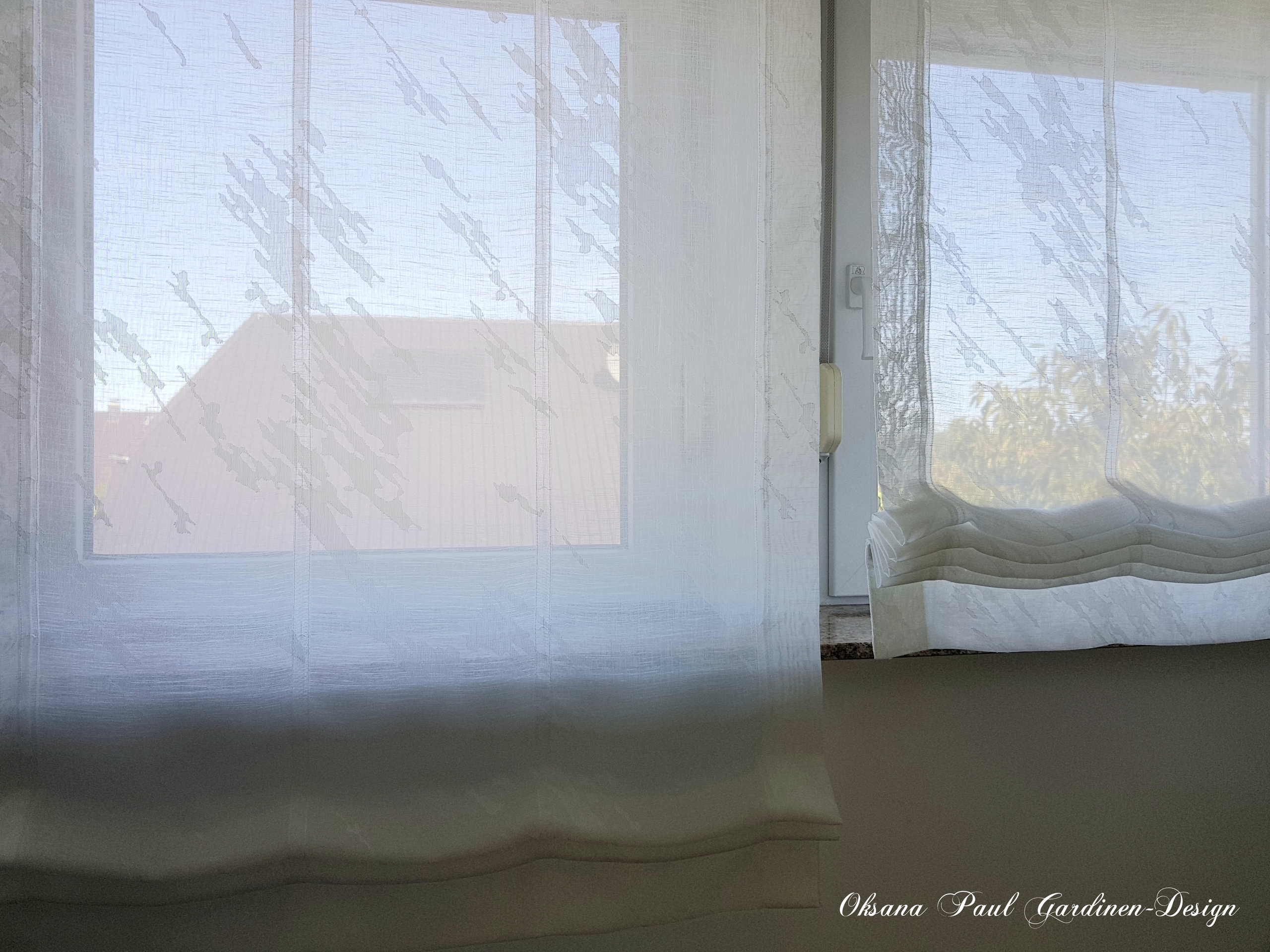 Римские шторы / Raffrollos. Oksana Paul-Gardinen-Design Oksana Paul ✧ Art of Gardinen & Textile Design ✧ Polymer Clay Art & Handmade Creatures