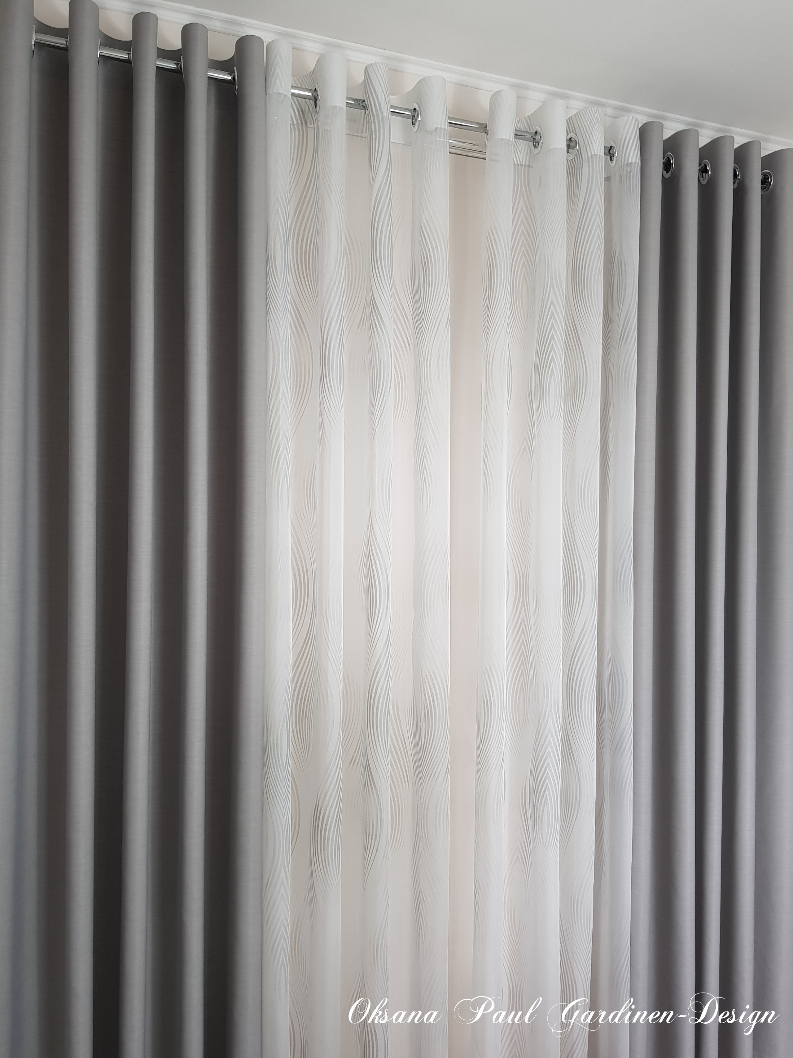 Шторы на кольцах / Ösenvorhänge. Oksana Paul-Gardinen-Design Oksana Paul ✧ Art of Gardinen & Textile Design ✧ Polymer Clay Art & Handmade Creatures