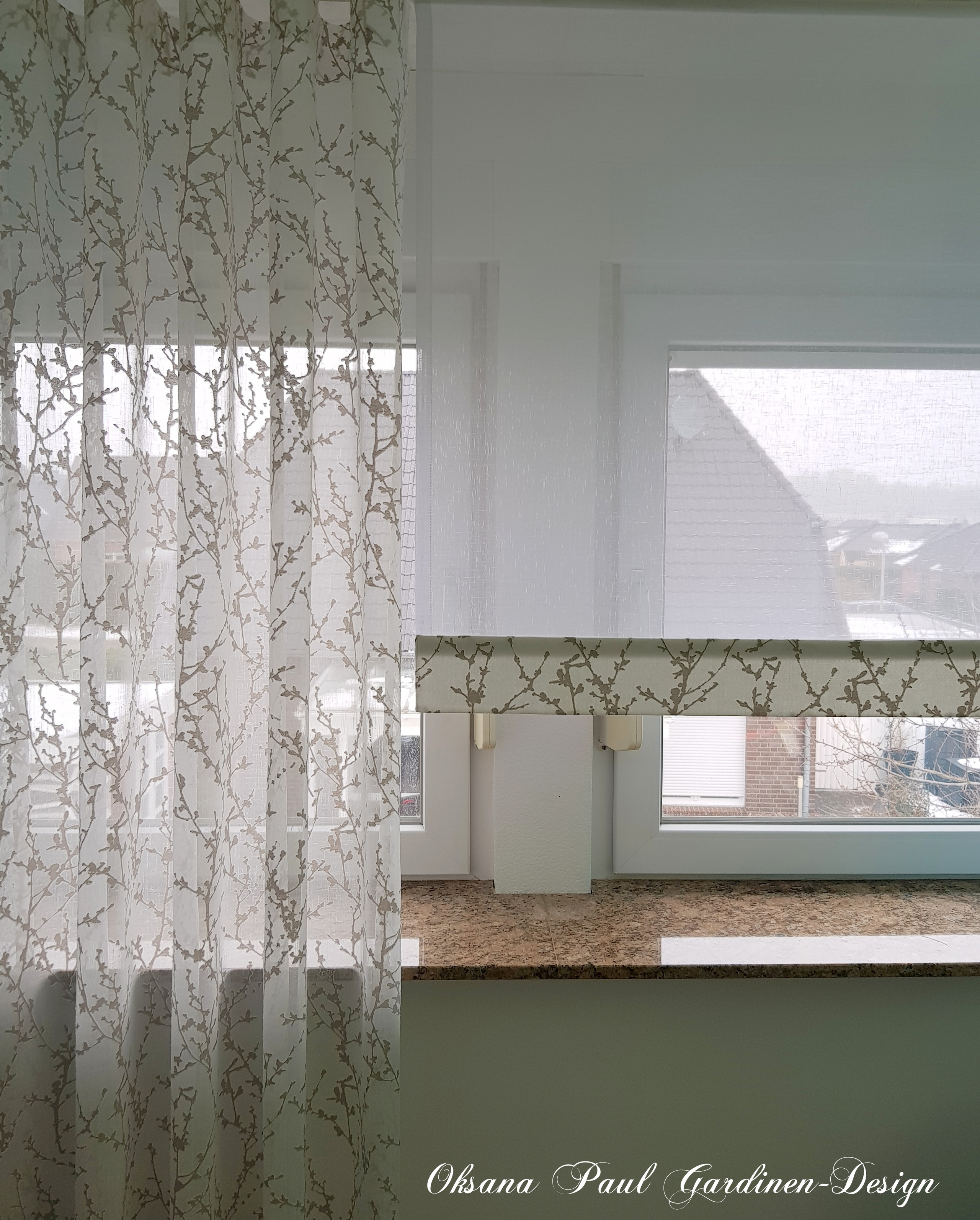 Кухня-столовая / Küche & Essbereich ➜. Oksana Paul-Gardinen-Design Oksana Paul ✧ Art of Gardinen & Textile Design ✧ Polymer Clay Art & Handmade Creatures