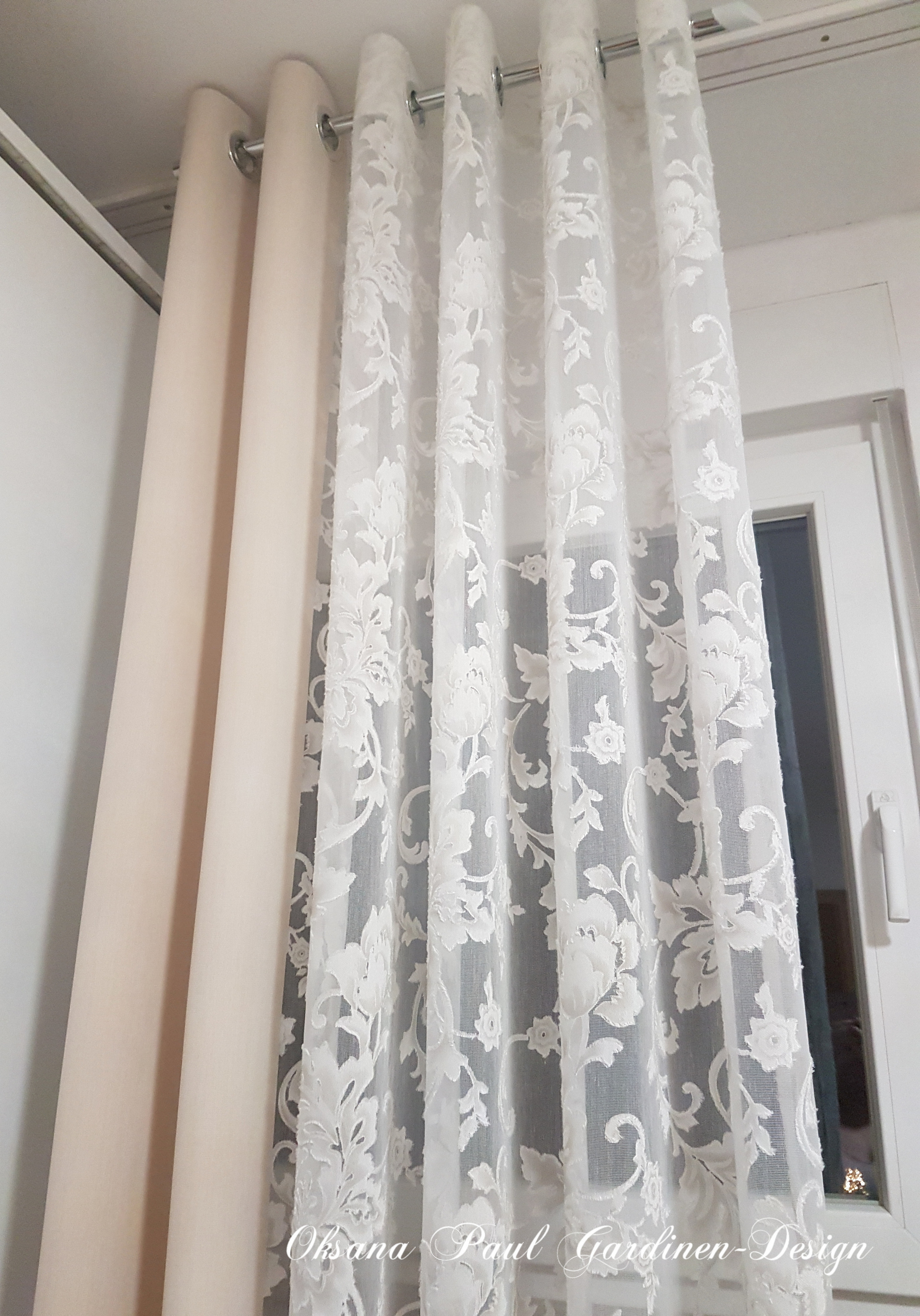 Шторы на кольцах / Ösenvorhänge. Oksana Paul-Gardinen-Design Oksana Paul ✧ Art of Gardinen & Textile Design ✧ Polymer Clay Art & Handmade Creatures