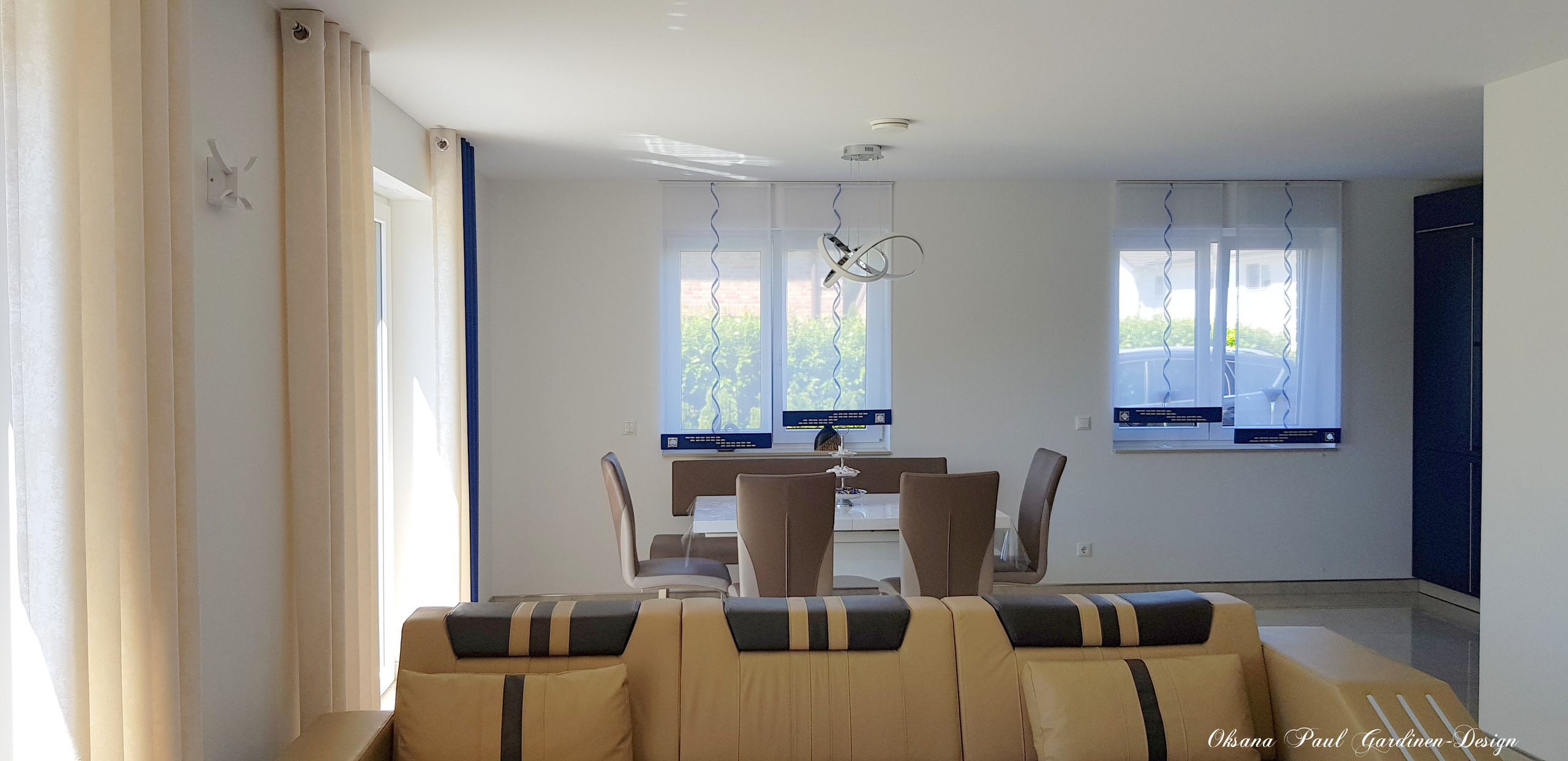 Гостиная / Wohnzimmer ➜. Oksana Paul-Gardinen-Design Oksana Paul ✧ Art of Gardinen & Textile Design ✧ Polymer Clay Art & Handmade Creatures