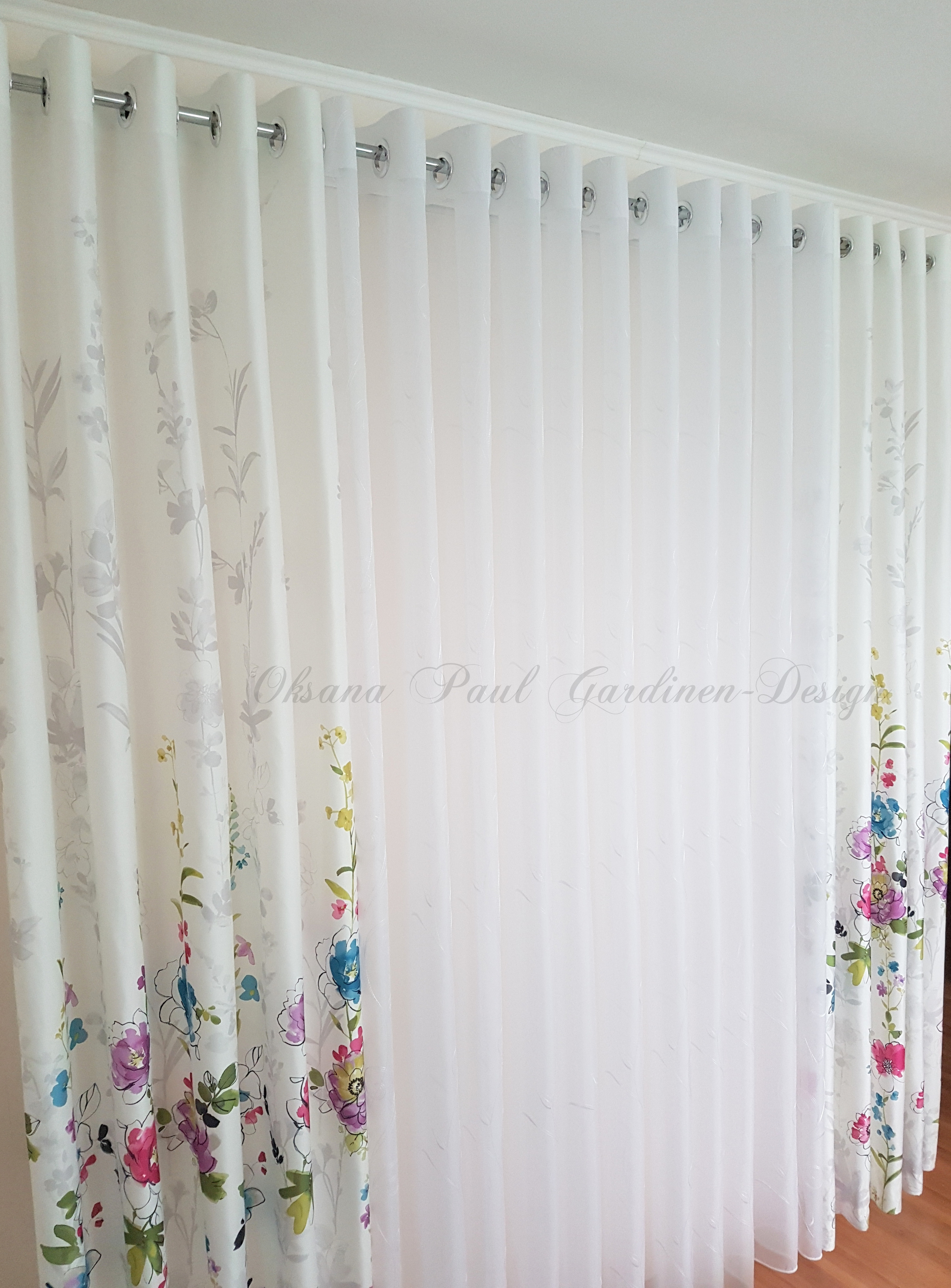 Шторы на кольцах / Ösenvorhänge. Oksana Paul-Gardinen-Design Oksana Paul ✧ Art of Gardinen & Textile Design ✧ Polymer Clay Art & Handmade Creatures