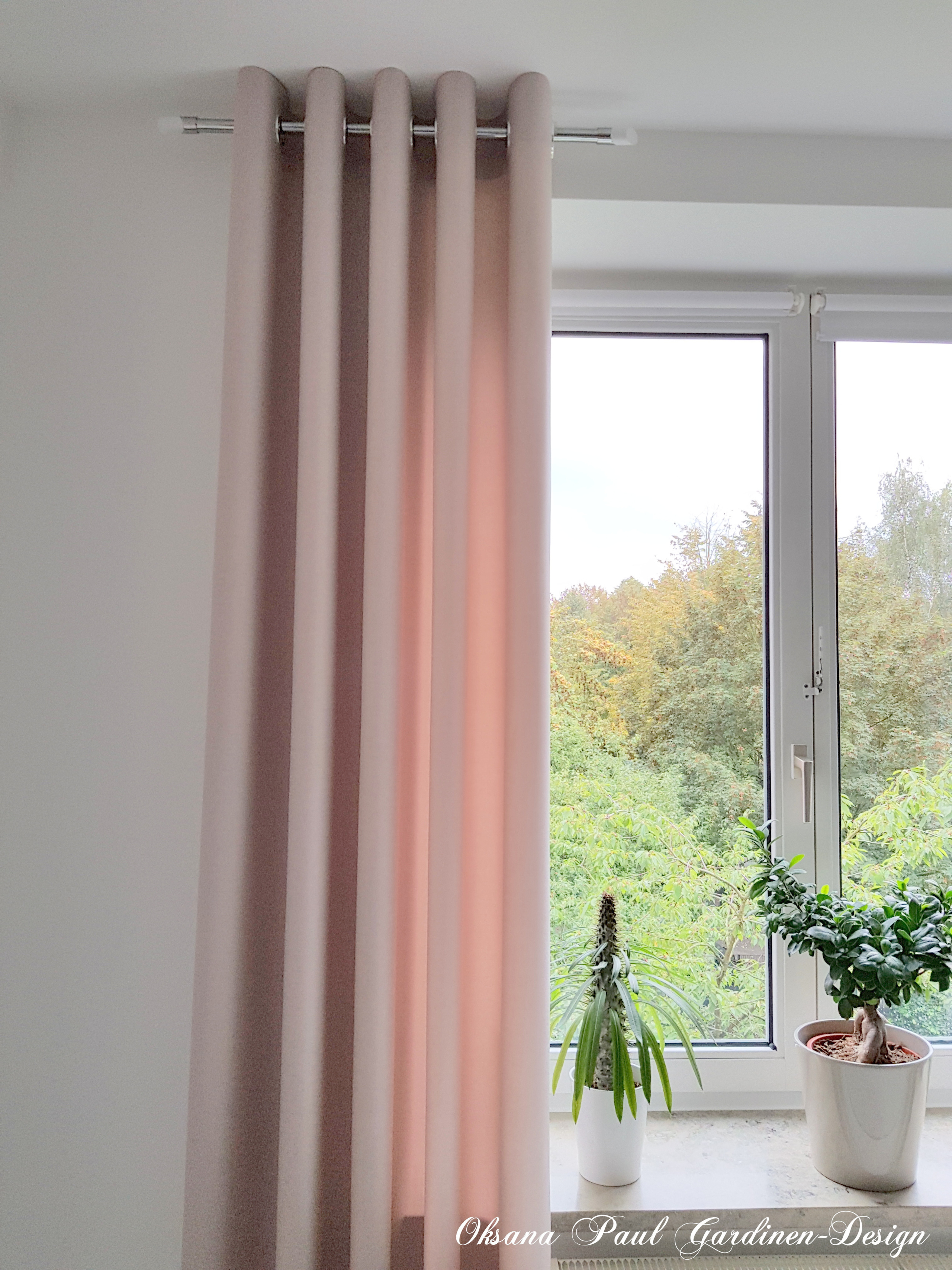 Шторы на кольцах / Ösenvorhänge. Oksana Paul-Gardinen-Design Oksana Paul ✧ Art of Gardinen & Textile Design ✧ Polymer Clay Art & Handmade Creatures