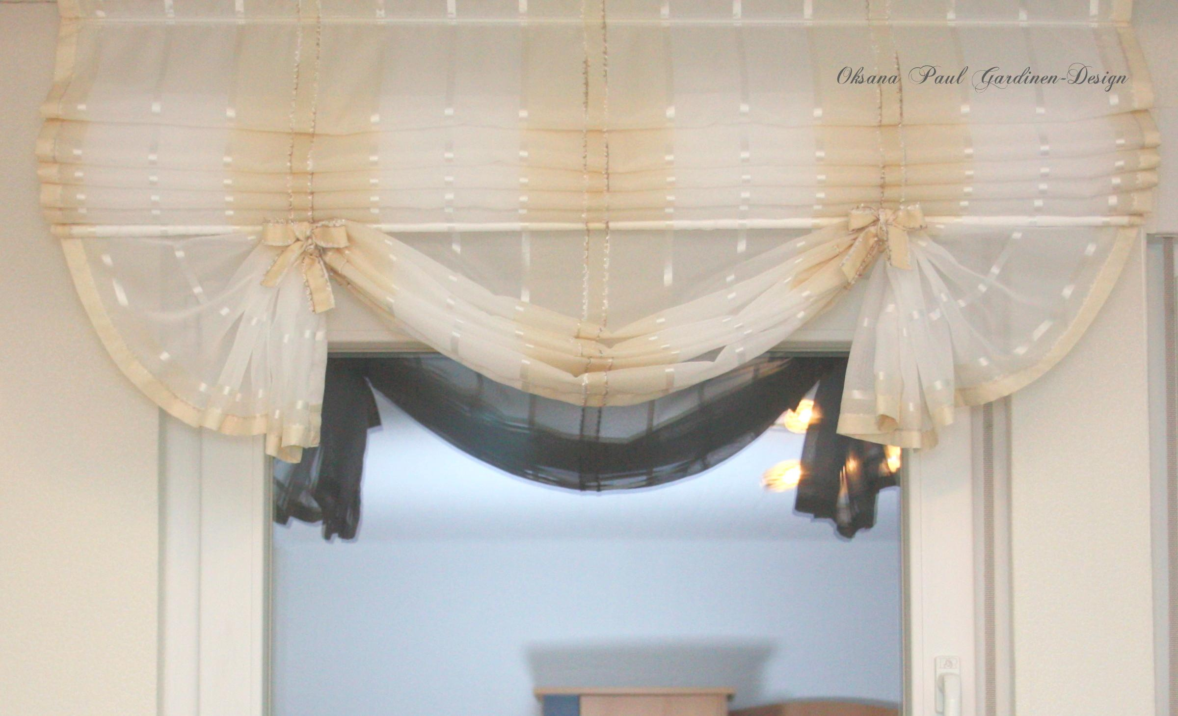 Римские шторы / Raffrollos. Oksana Paul-Gardinen-Design Oksana Paul ✧ Art of Gardinen & Textile Design ✧ Polymer Clay Art & Handmade Creatures