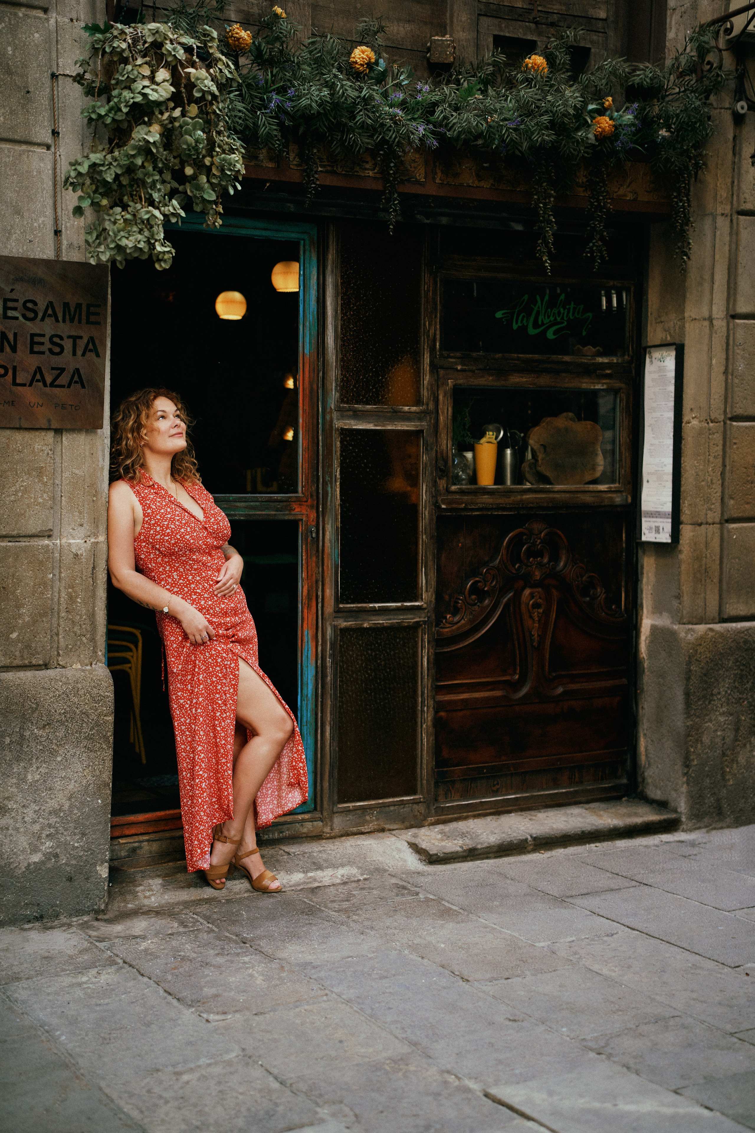 Красное платье. Кристина. Фотограф в Барселоне Жанна Захарченко