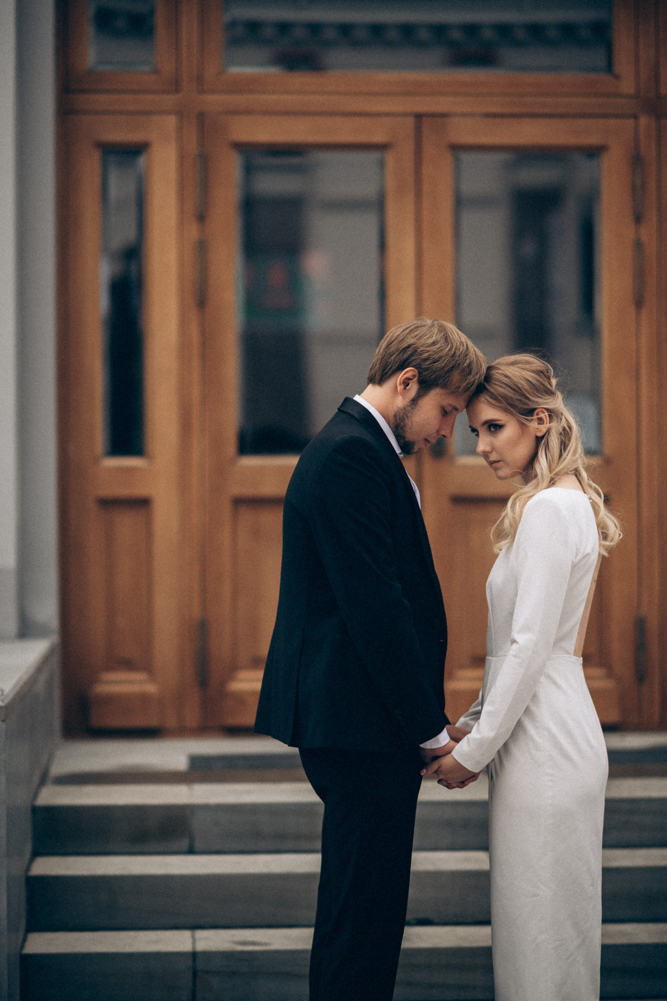 Wedding photoshoot in the historical cinema. Wedding & Family photographer in County Donegal and Dublin, Ireland