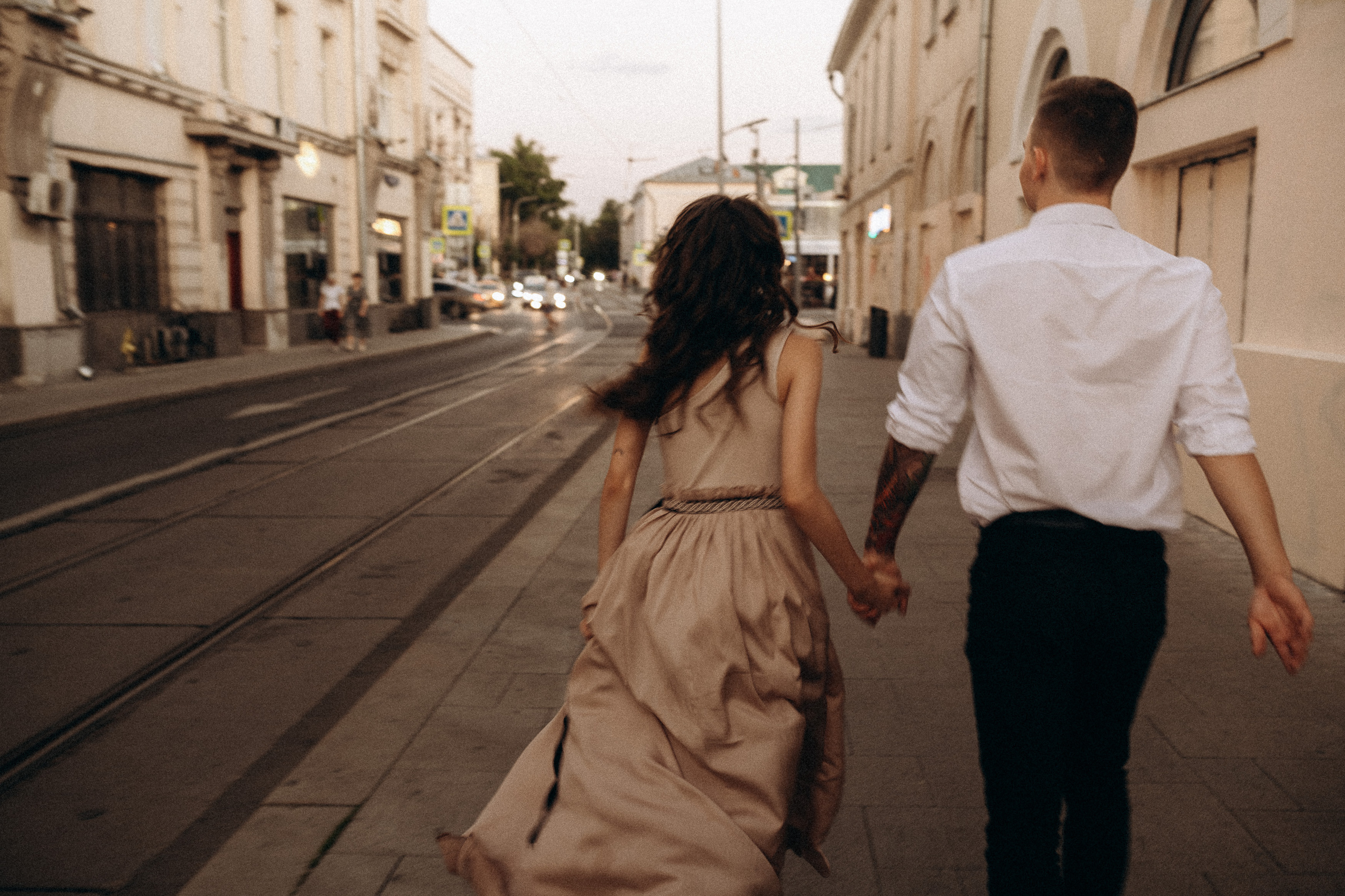 Intimate wedding photoshoot in city centre. Wedding & Family photographer in County Donegal and Dublin, Ireland