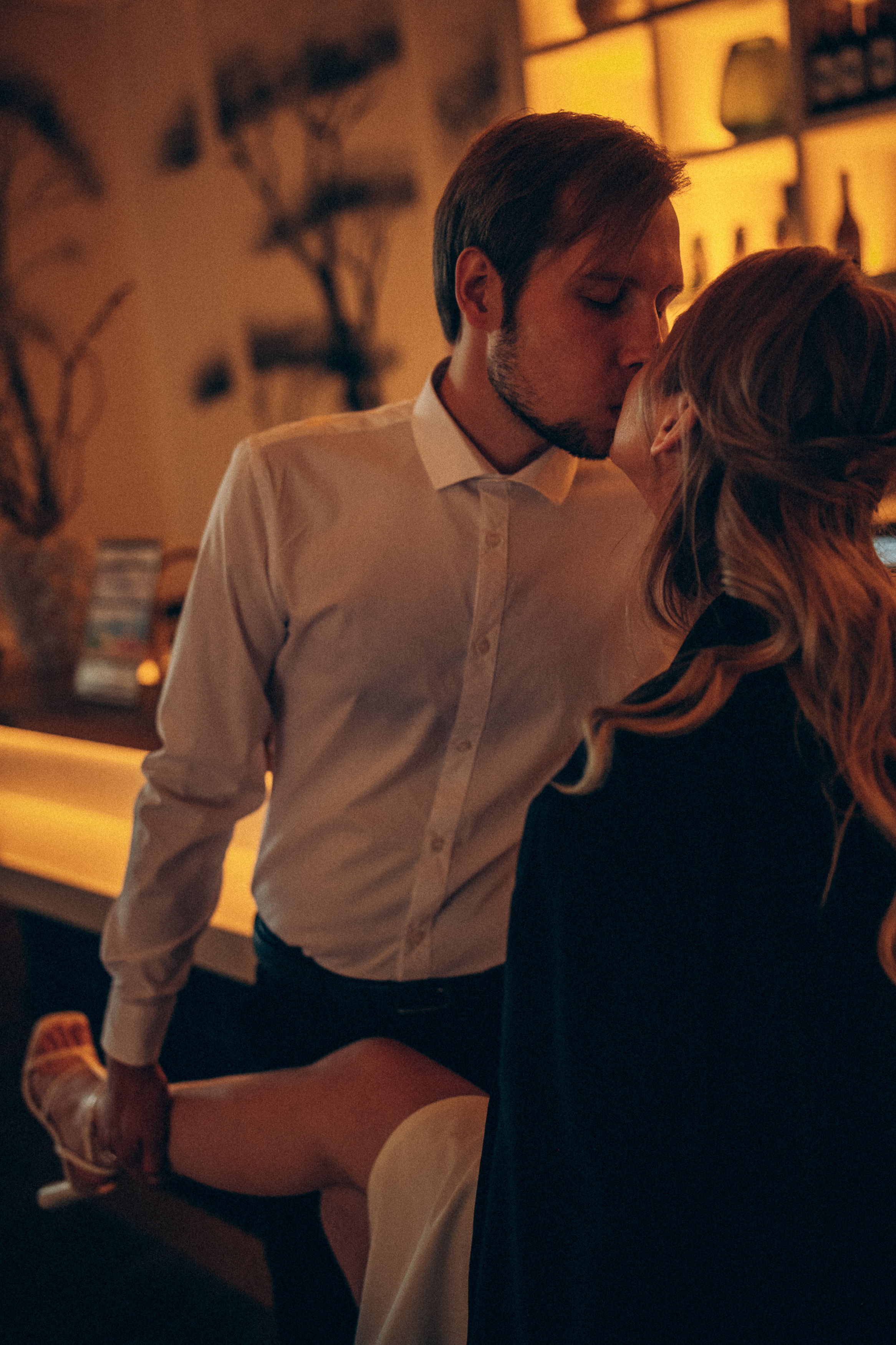 Wedding photoshoot in the historical cinema. Wedding & Family photographer in County Donegal and Dublin, Ireland