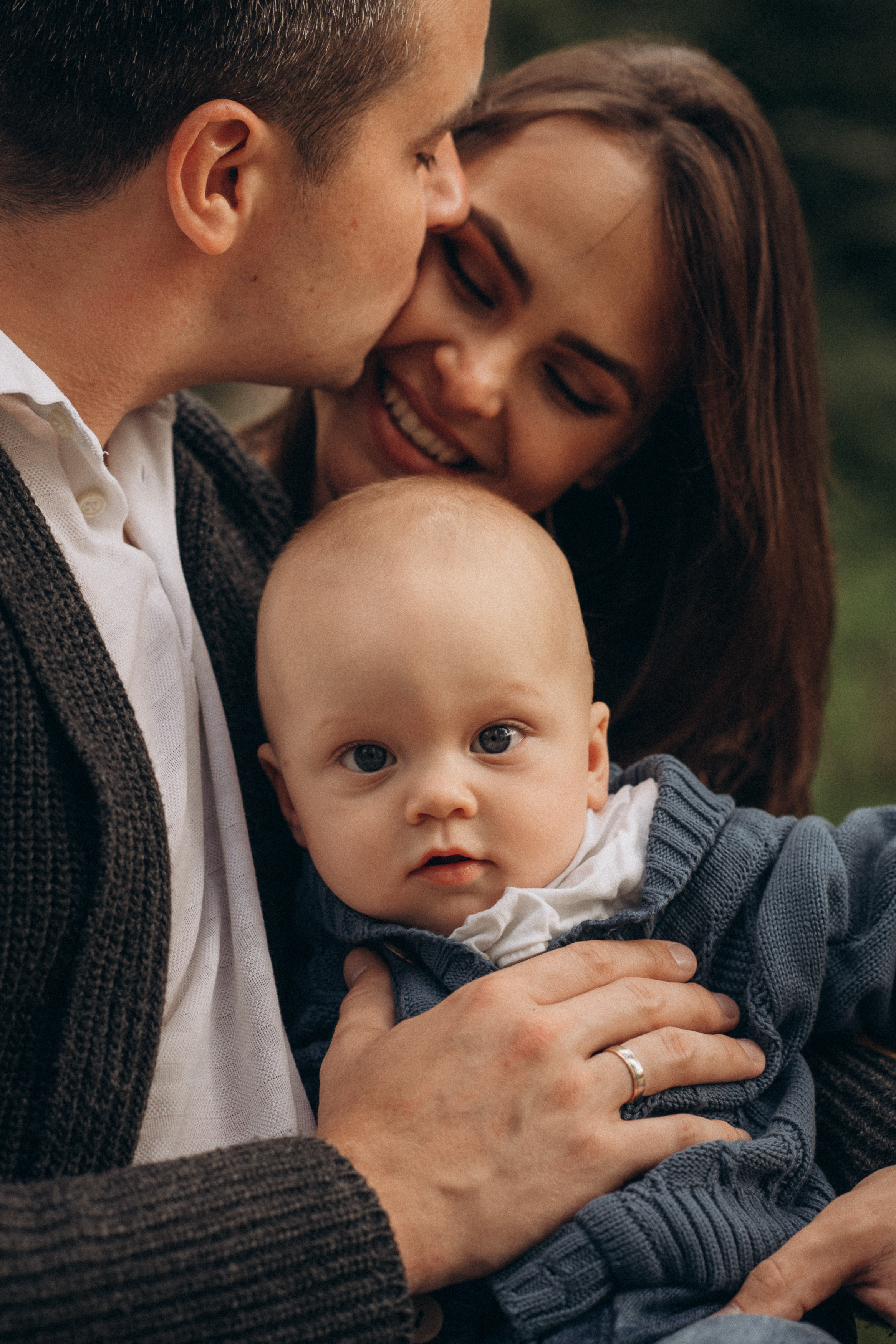 Family with baby photoshoot in the park. Wedding & Family photographer in County Donegal and Dublin, Ireland