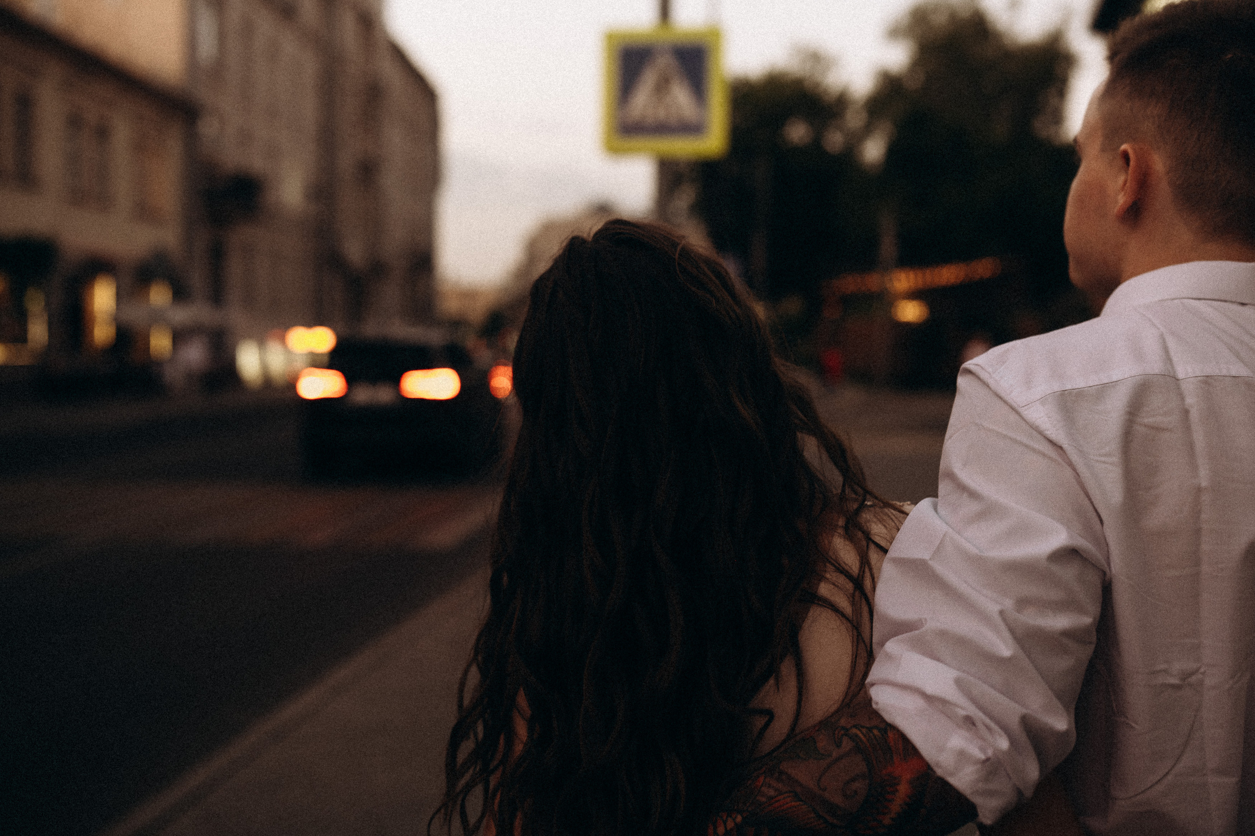 Intimate wedding photoshoot in city centre. Wedding & Family photographer in County Donegal and Dublin, Ireland