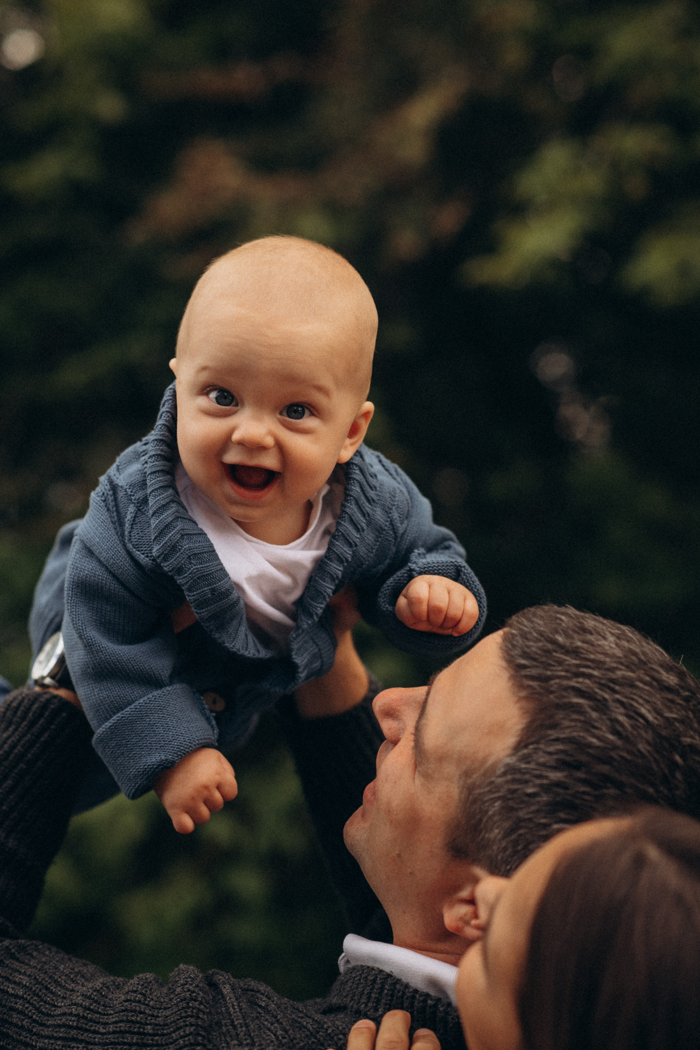 Family with baby photoshoot in the park. Wedding & Family photographer in County Donegal and Dublin, Ireland