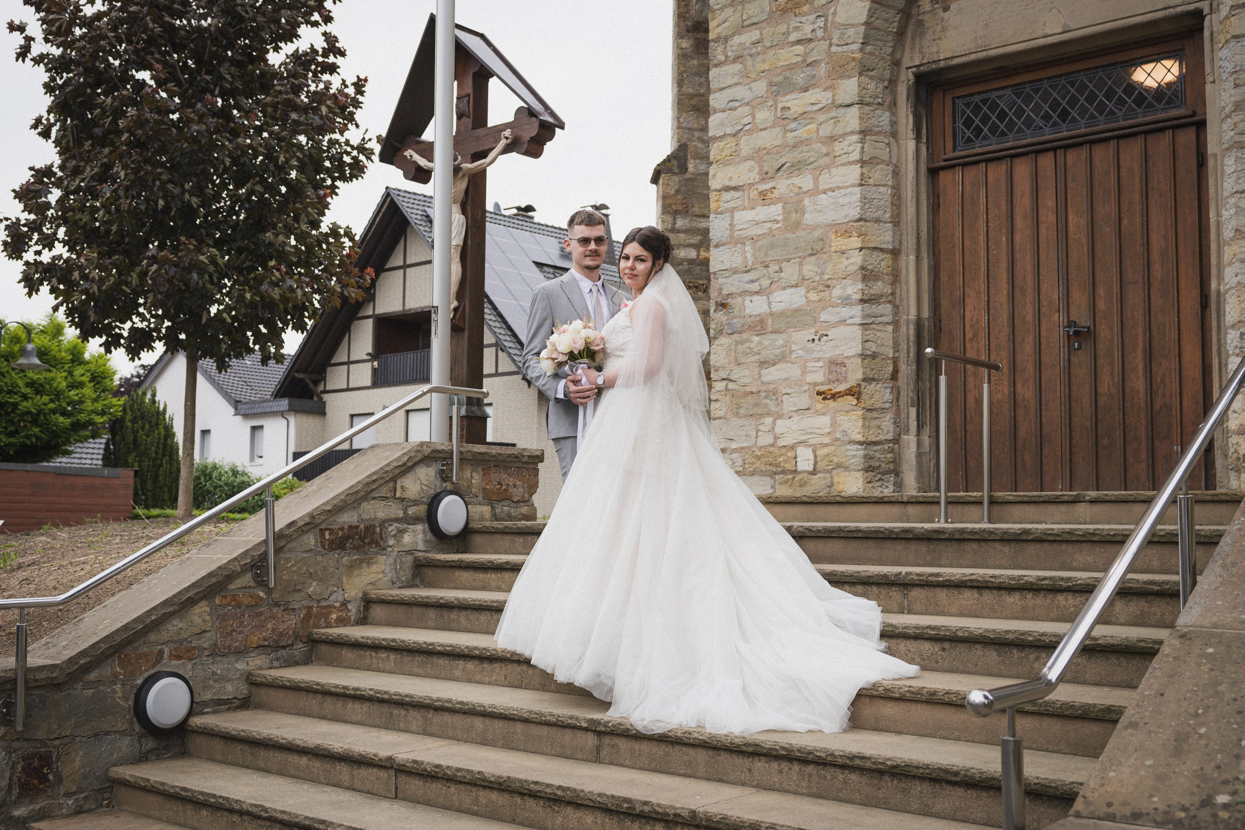 Kirchliche Trauung. Hochzeitfotograf in Bielefeld