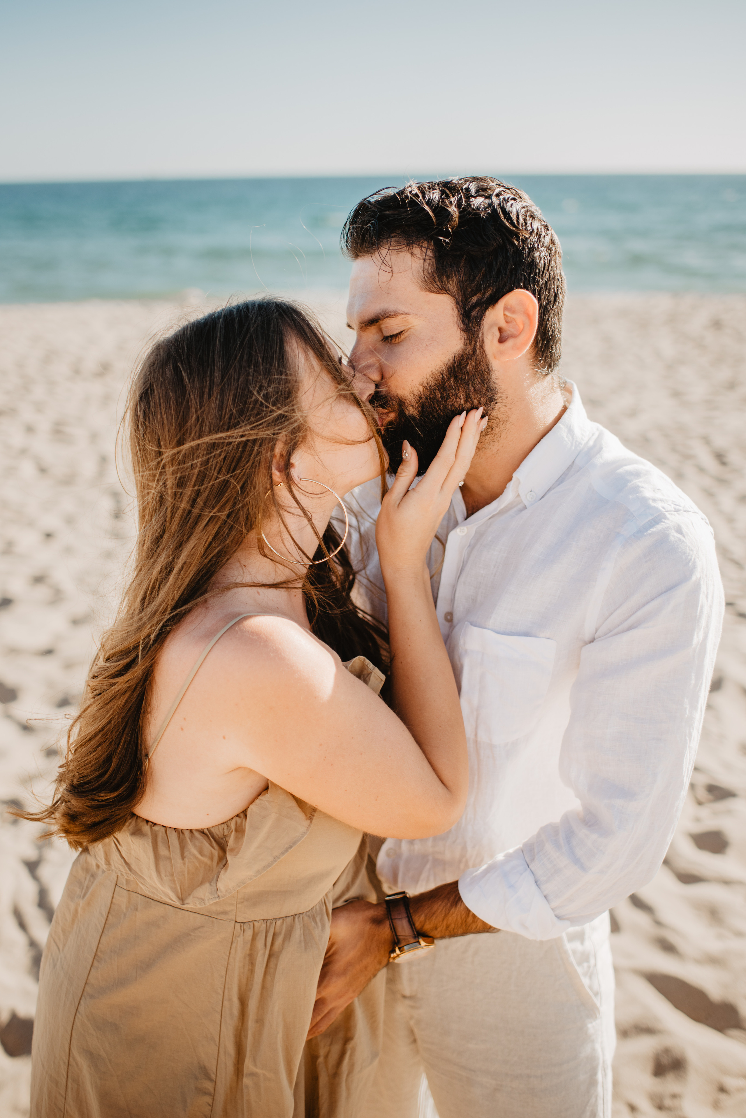 Couple beach photo section. Lifestyle, wedding and family photographer