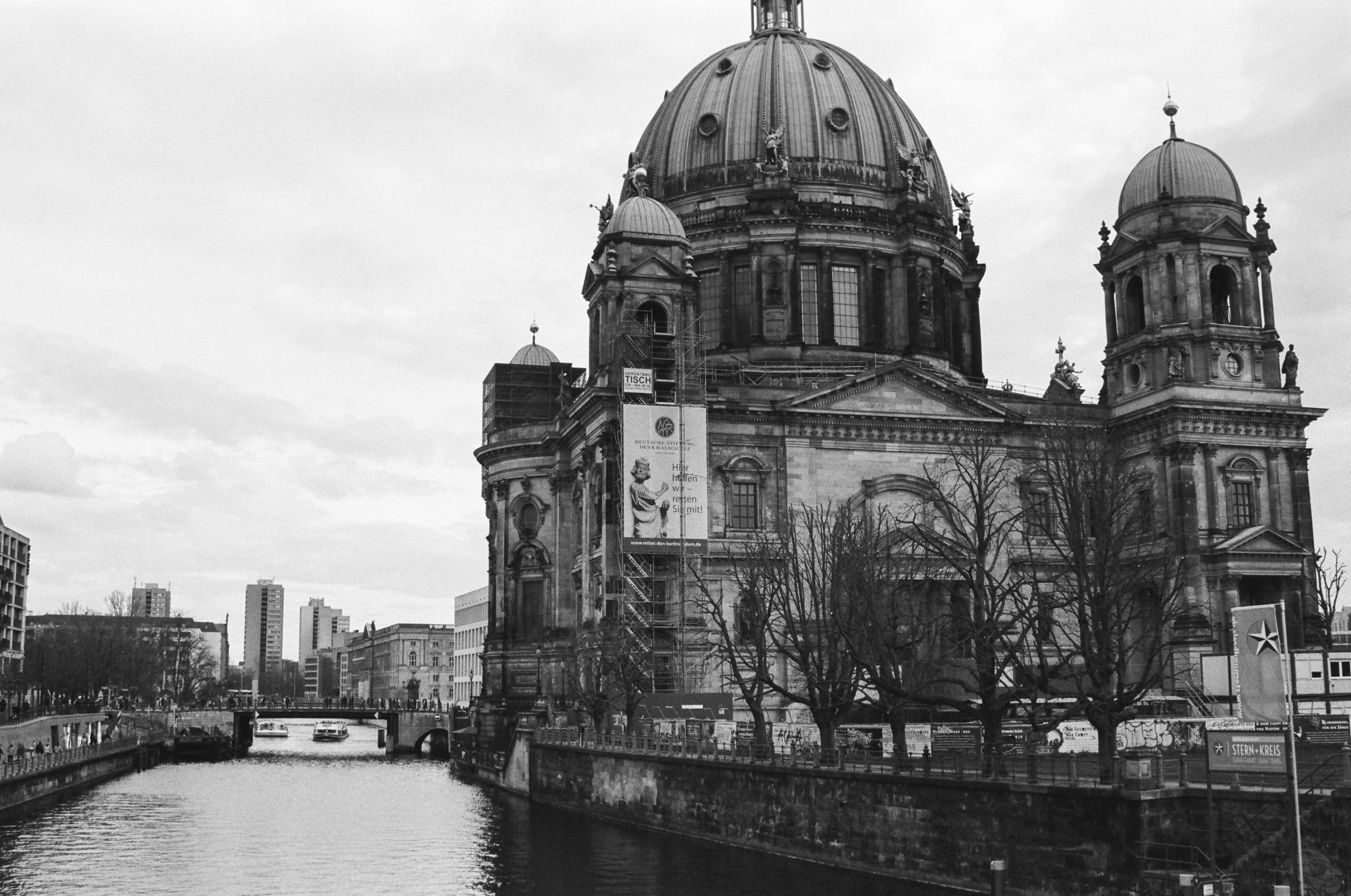 The Streets of Berlin in B&W