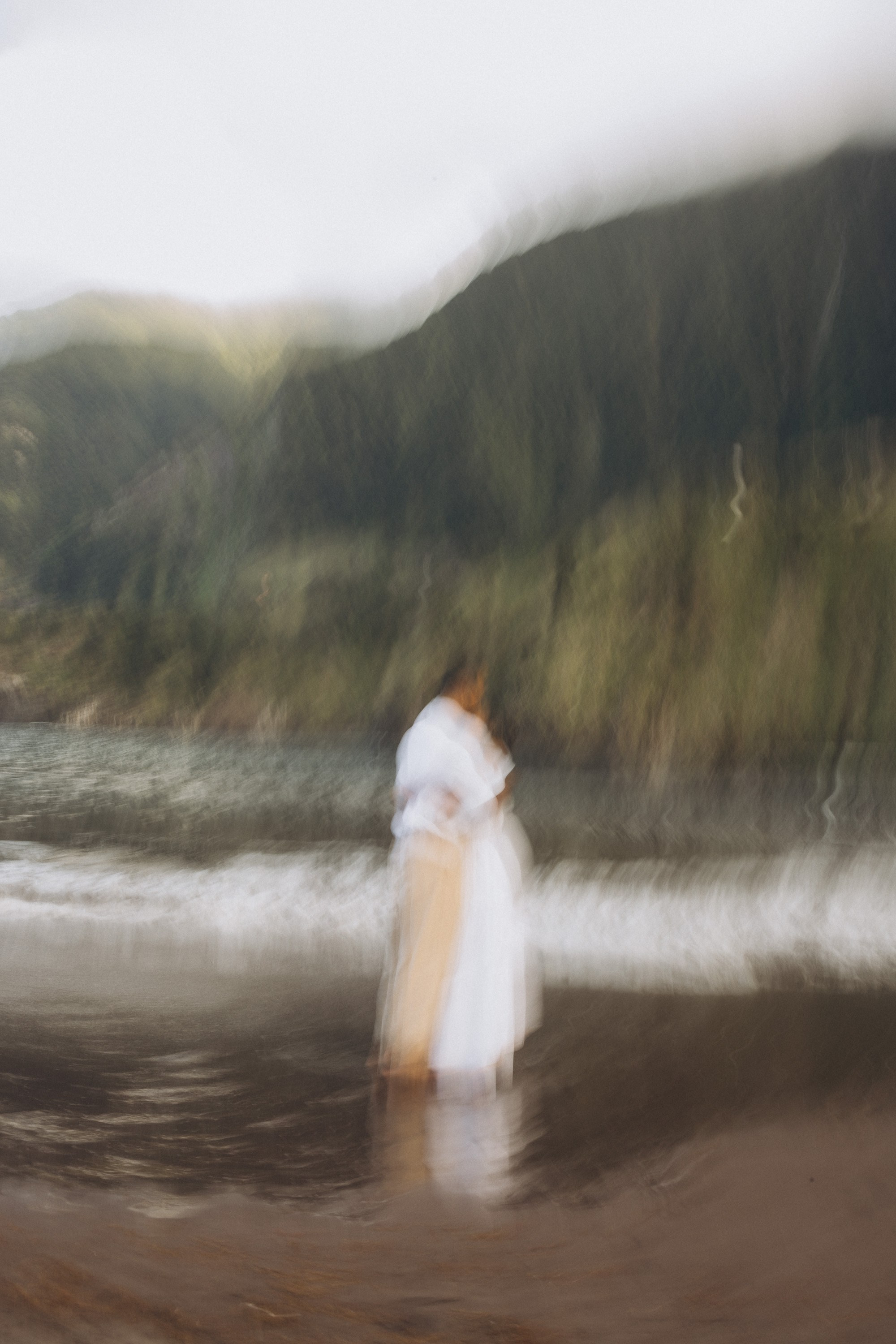 Proposal at Seixal Beach, Madeira – romantic engagement by the ocean, capturing intimate moments on the black sand shore
