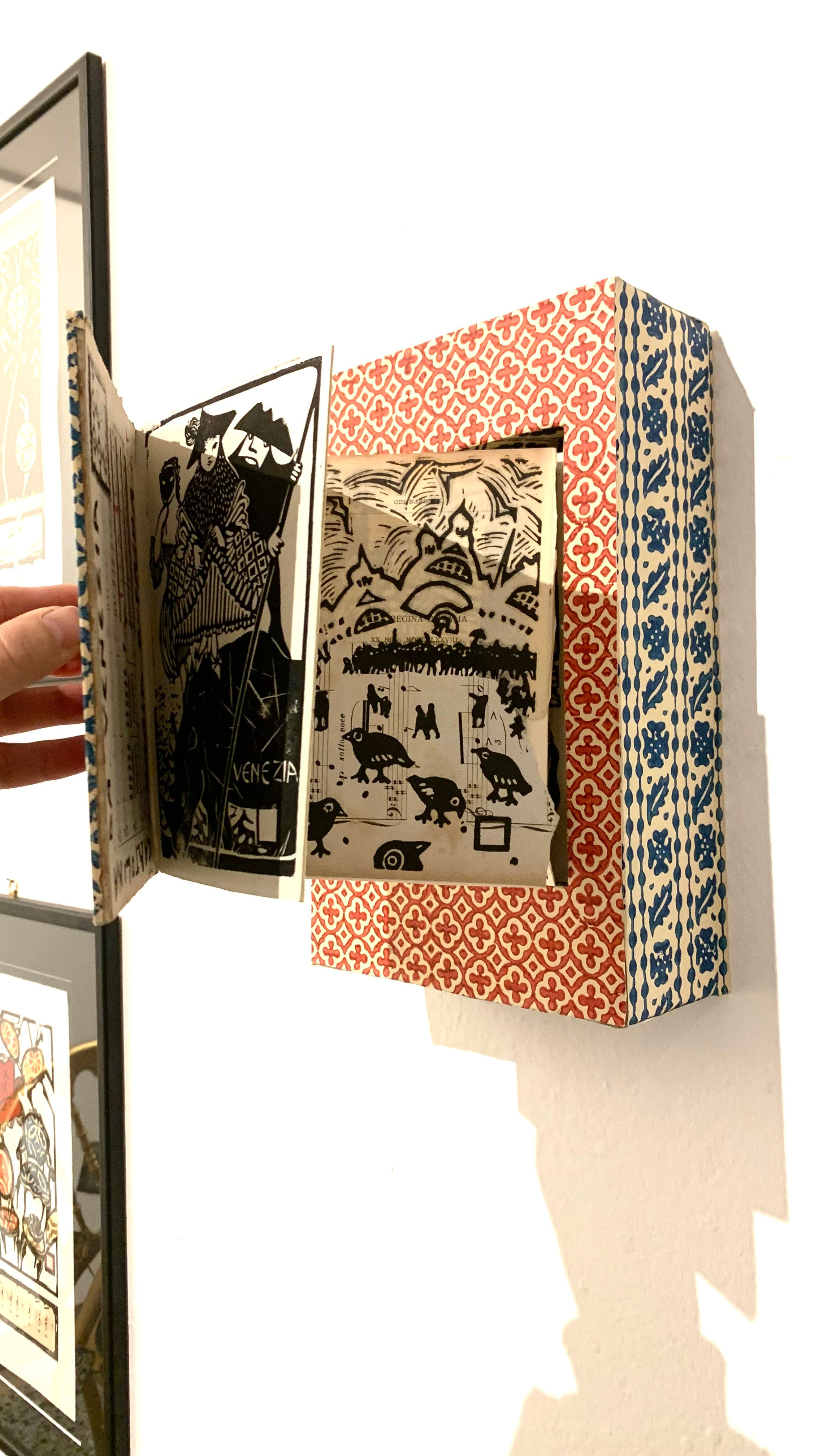 Postcard from Venice linocut print