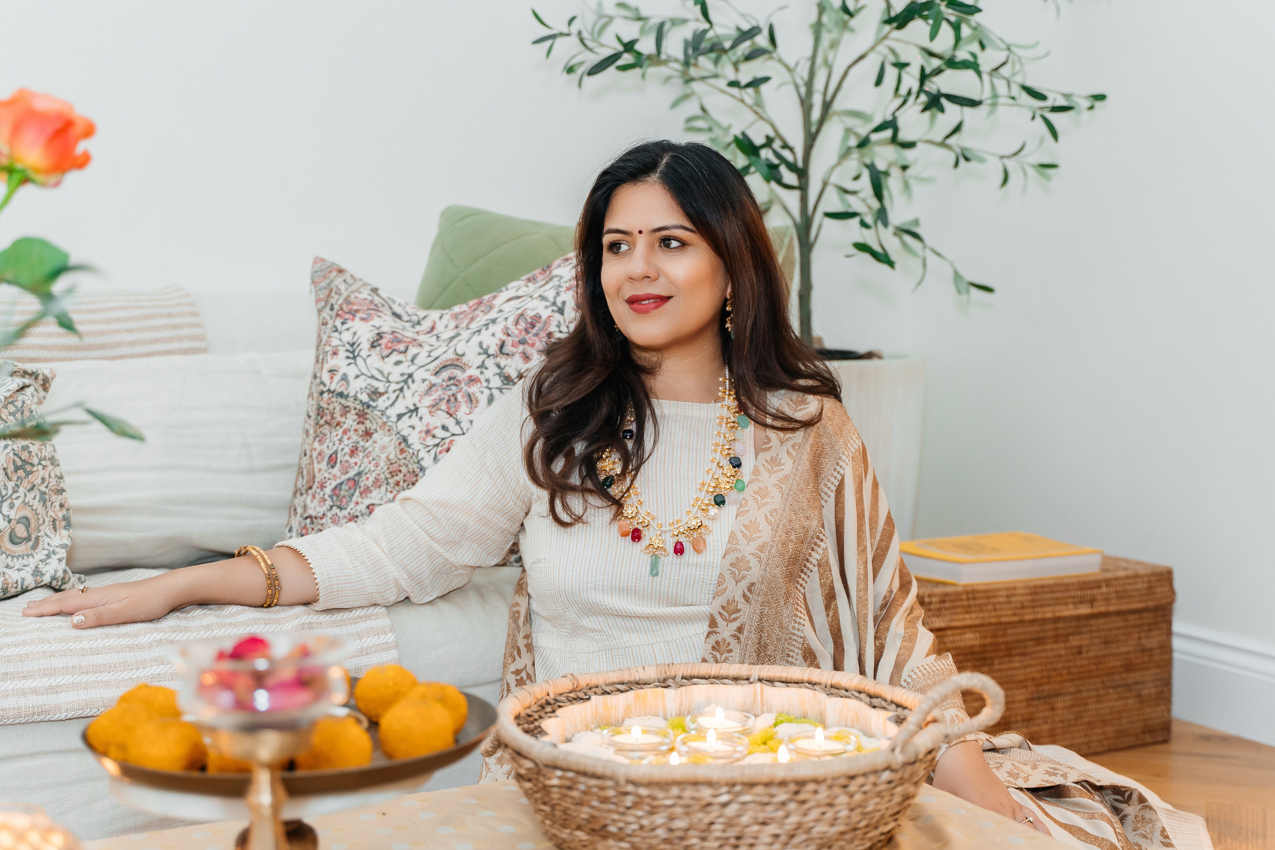 A photo shoot in a house in London