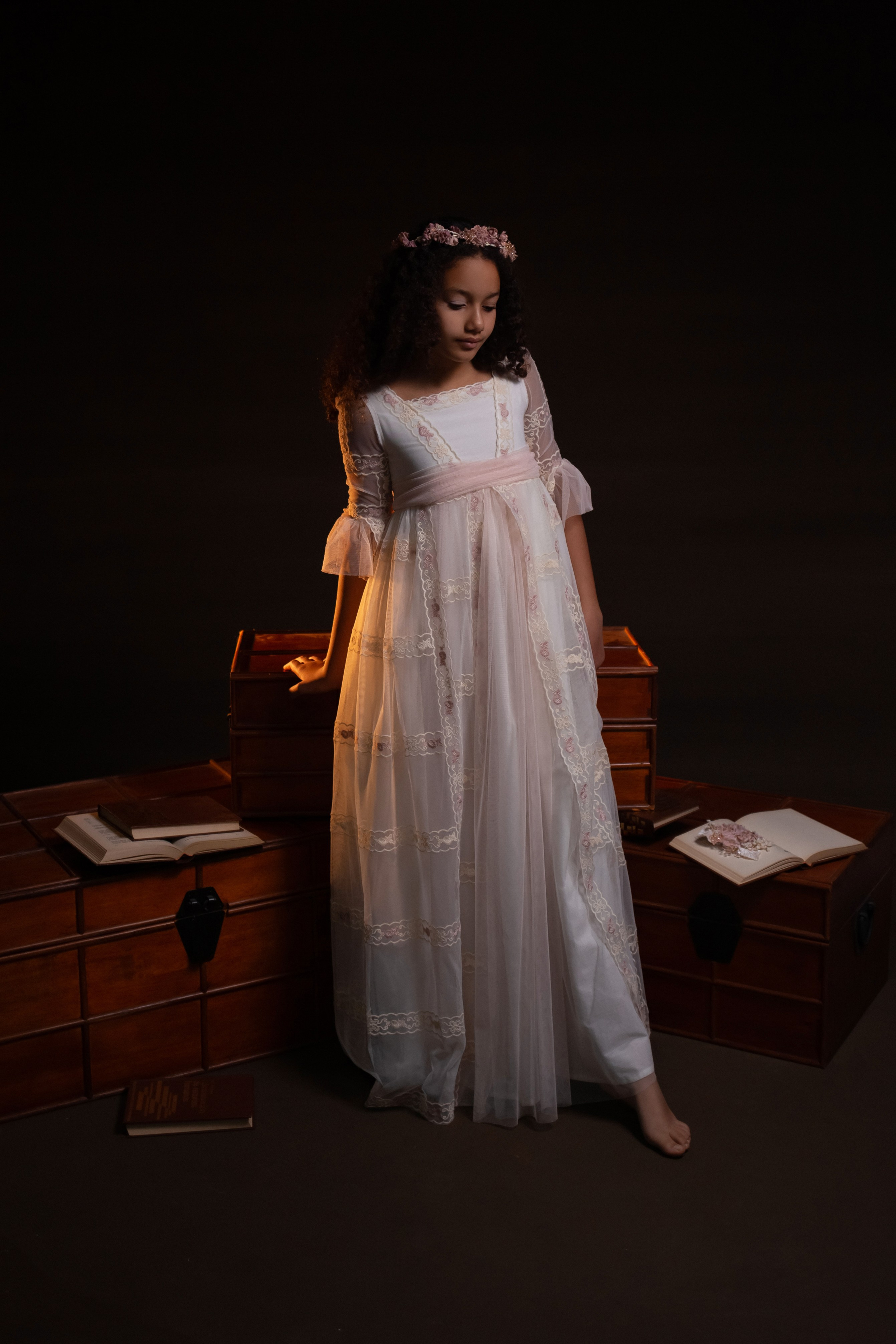 Comunión en el estudio. Fotógrafa profesional en España