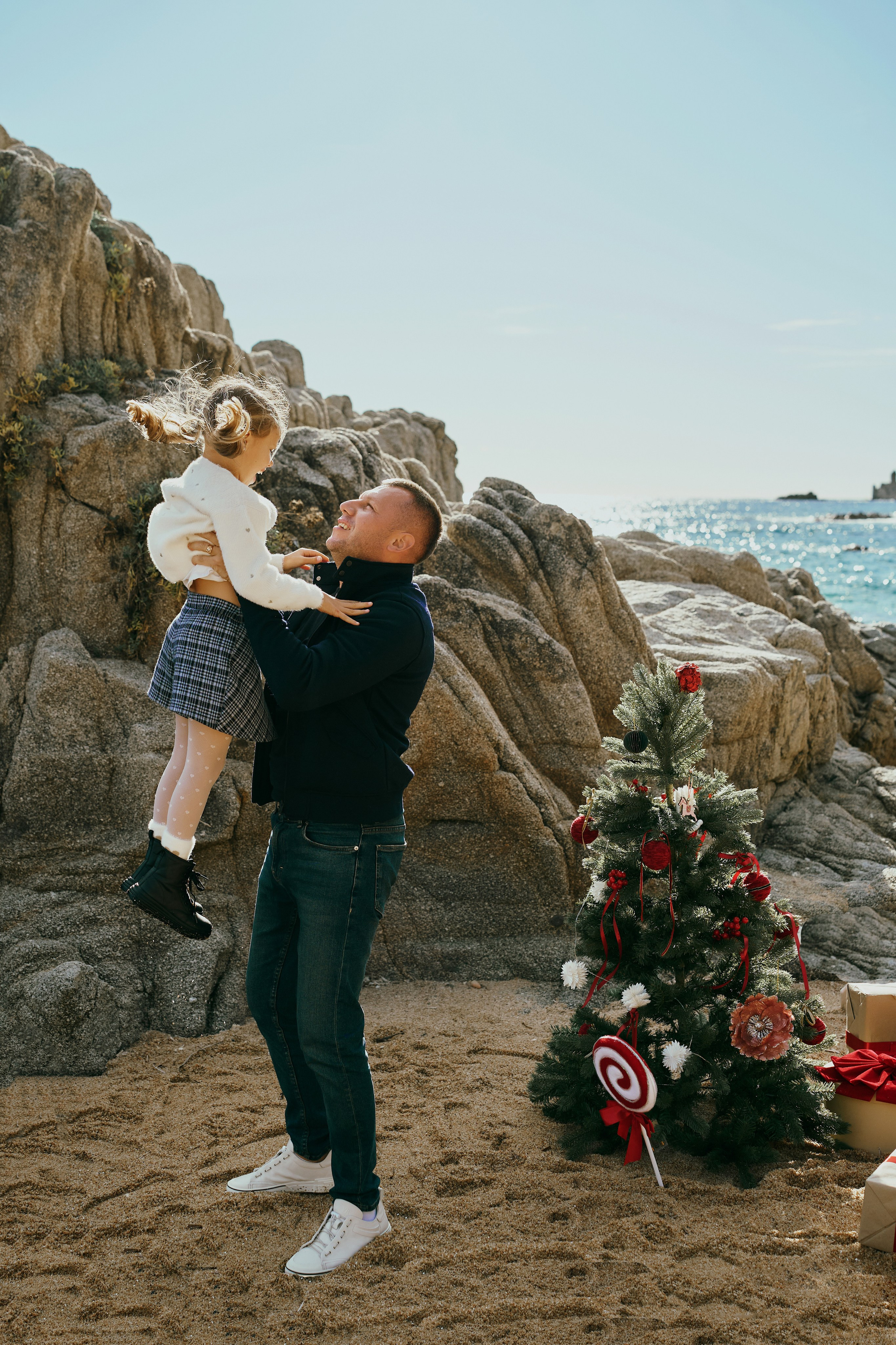 Рождество на пляже. Фотограф в Барселоне Жанна Захарченко