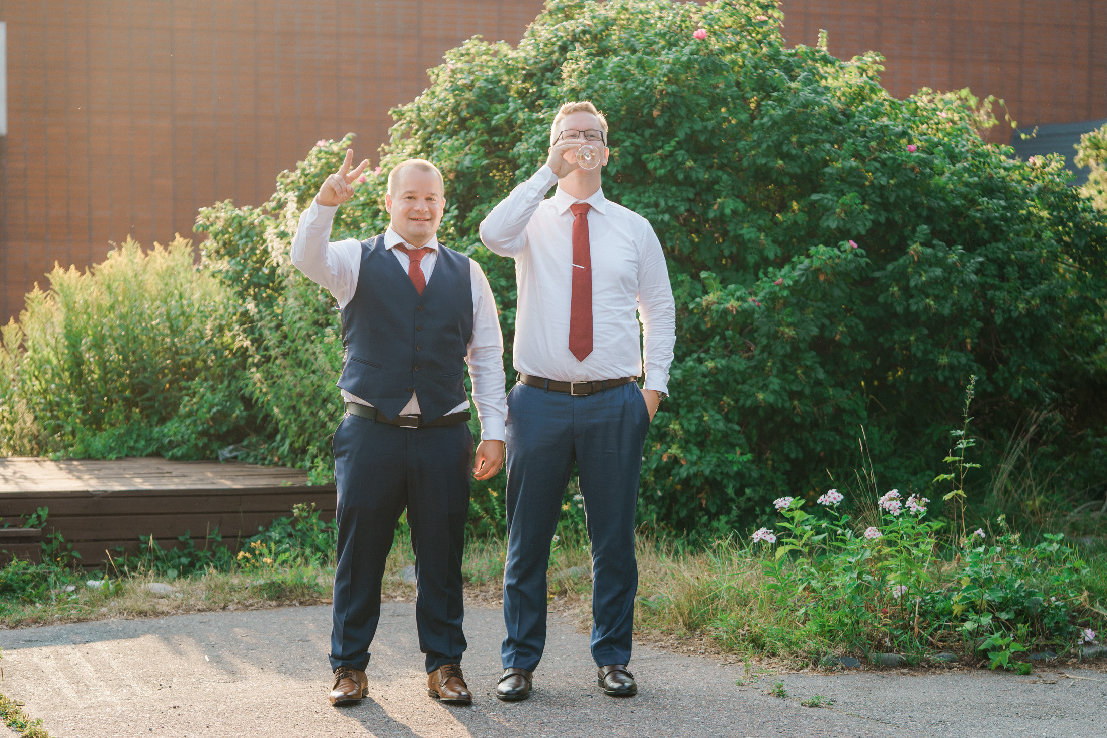 Heli&Sami, hääkuvaus Agroksenmäen holvikellari