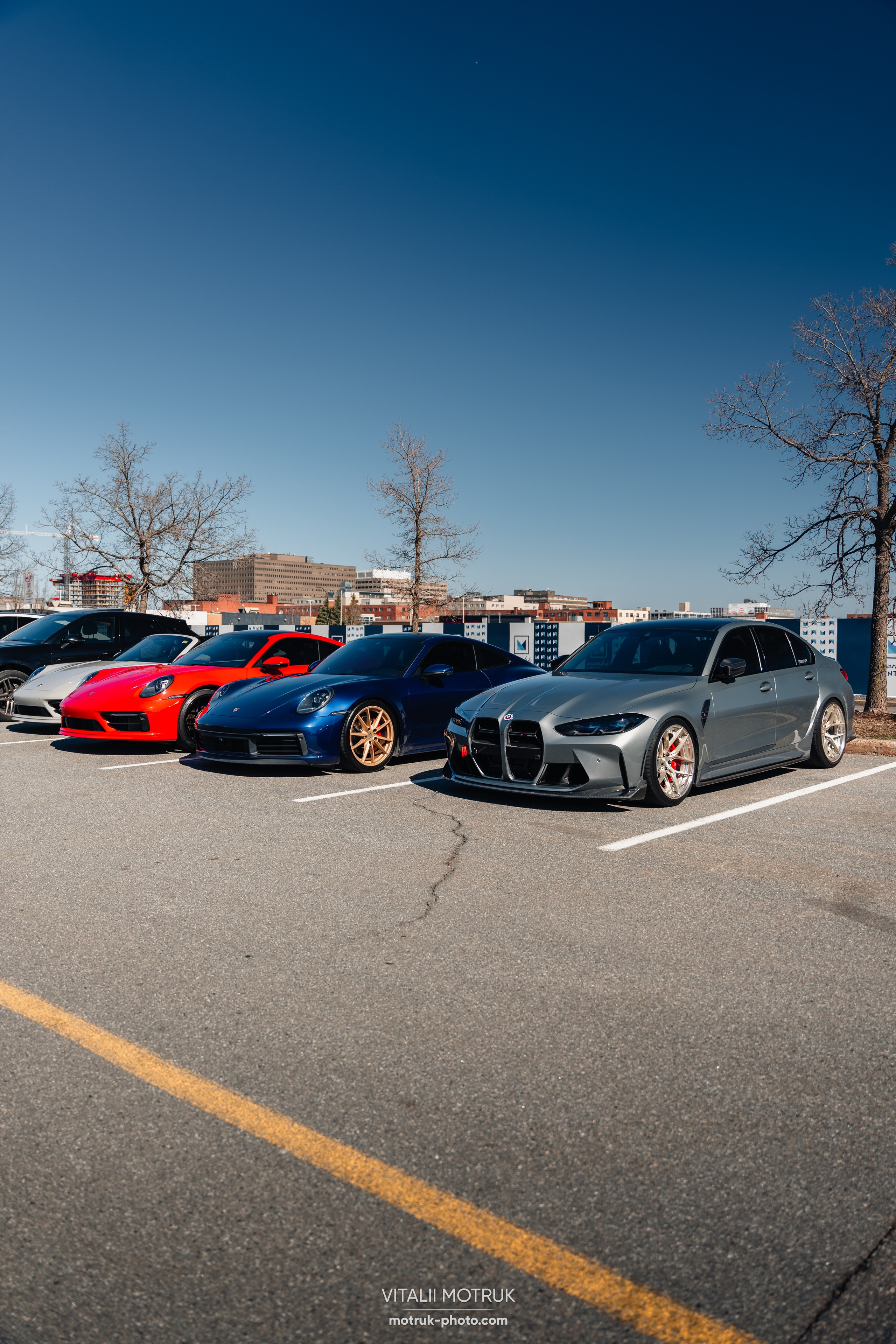Porsche meet Montreal. Photographe de voitures à Paris — Vitalii Motruk