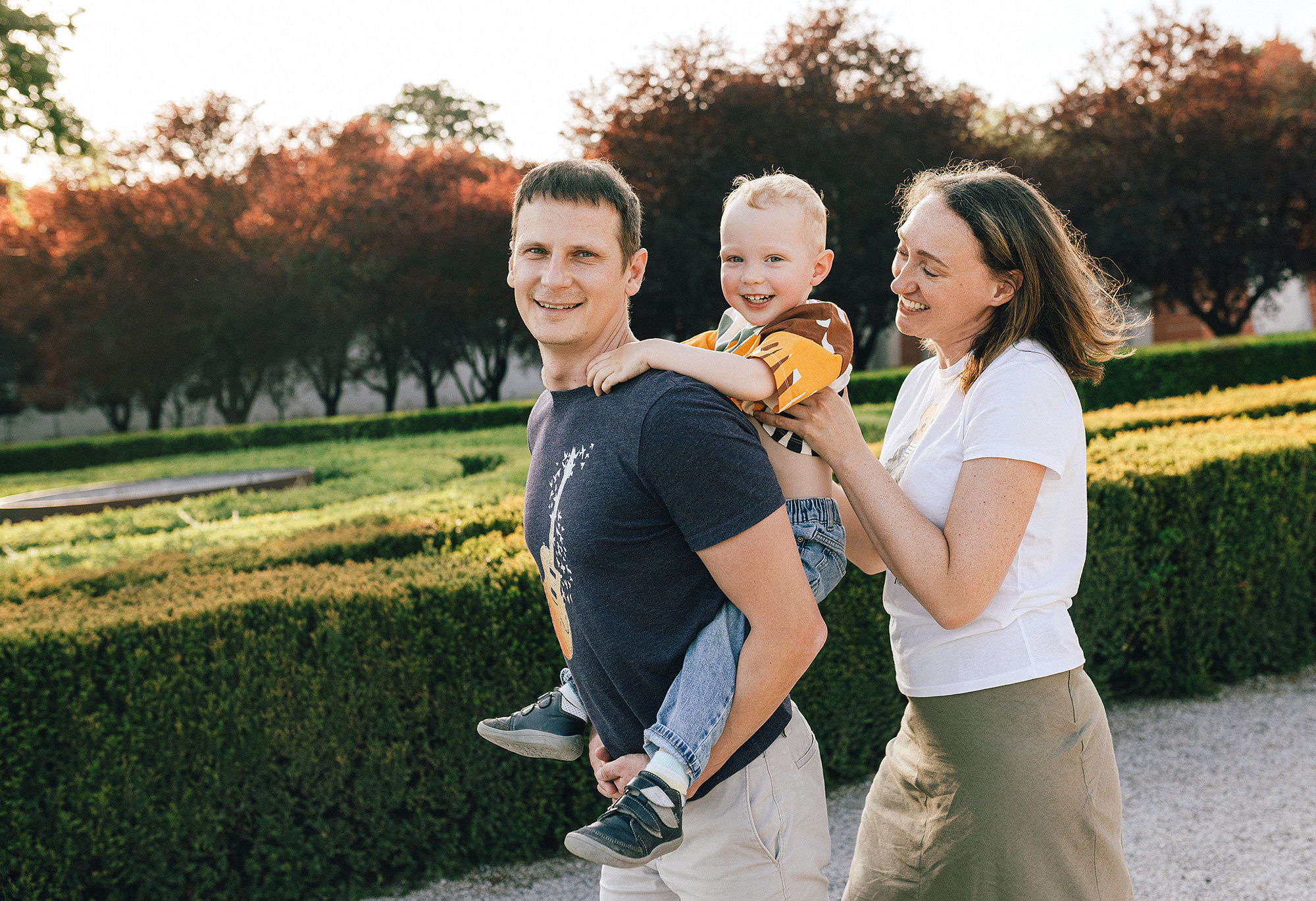 Таня+Андрей+Паша в Тройе. Семейный и свадебный фотограф в Праге Наталья Федори