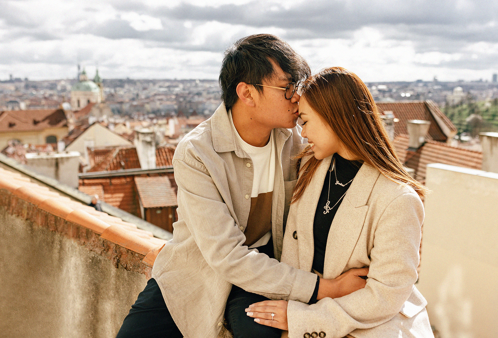 Love story in Prague