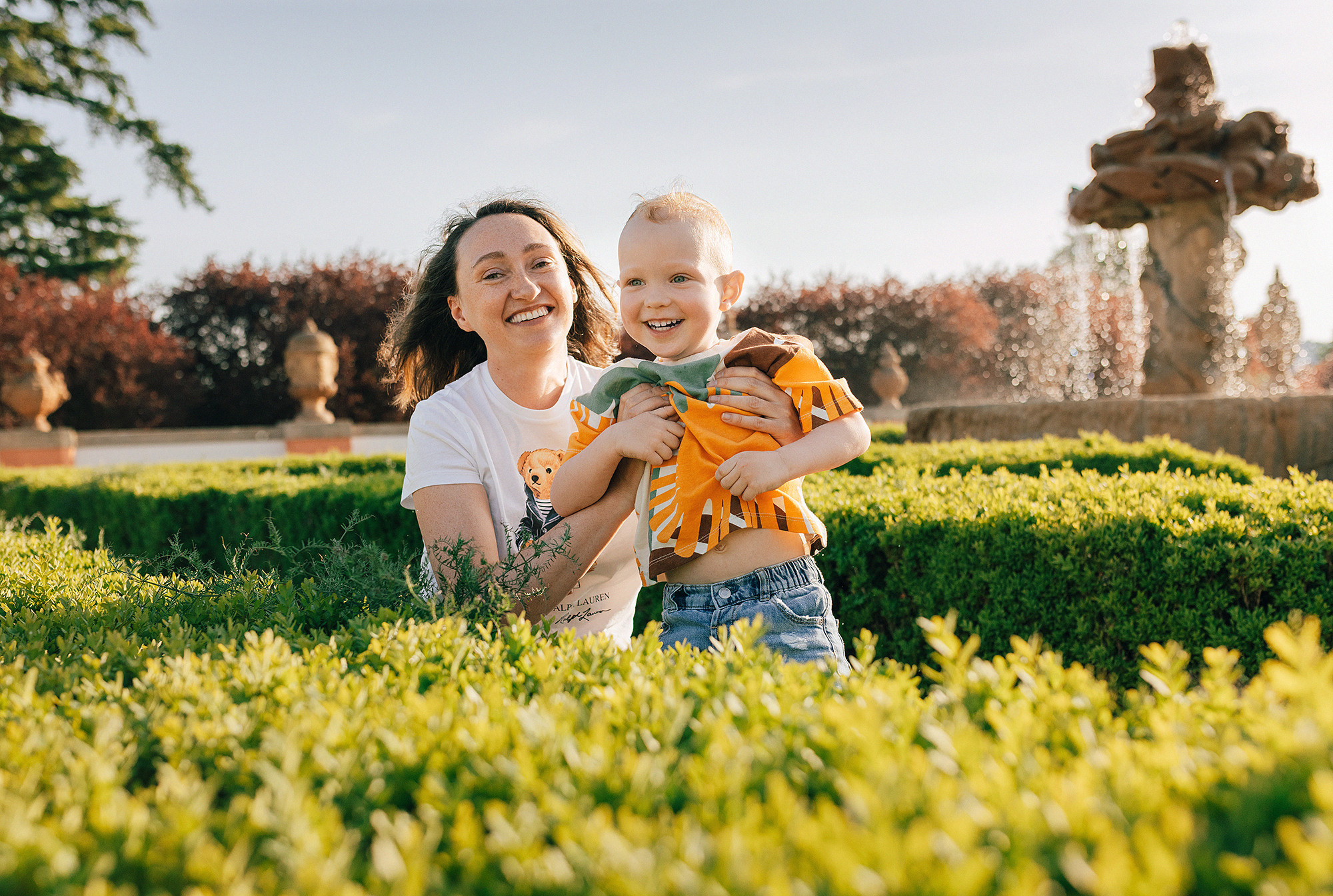 Таня+Андрей+Паша в Тройе. Семейный и свадебный фотограф в Праге Наталья Федори