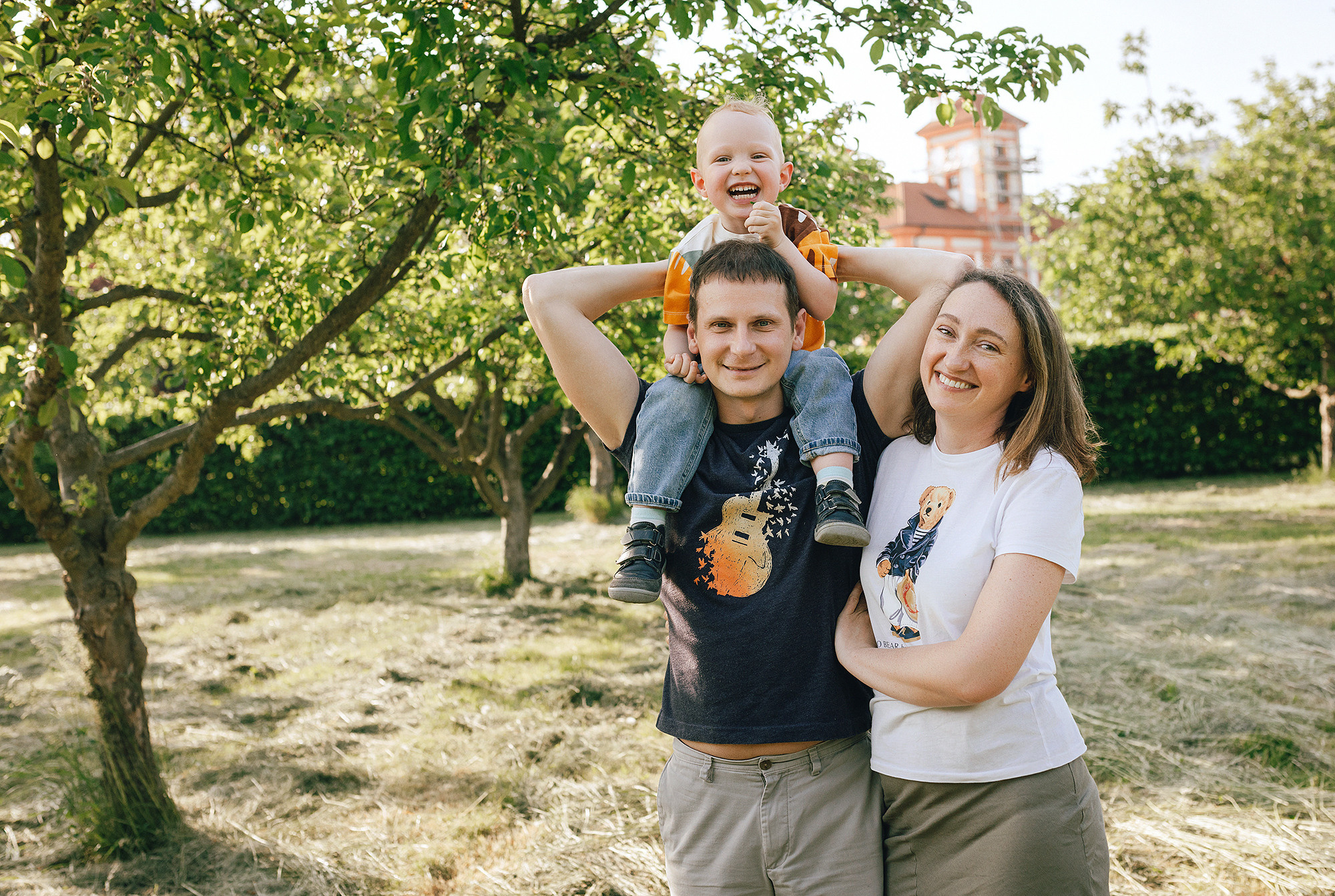Таня+Андрей+Паша в Тройе. Семейный и свадебный фотограф в Праге Наталья Федори