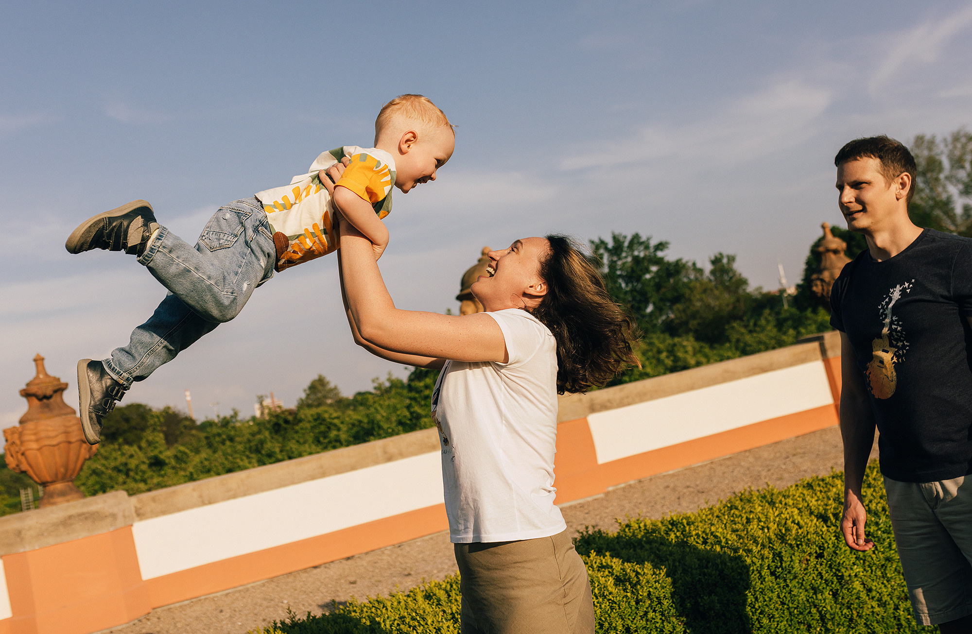 Таня+Андрей+Паша в Тройе. Семейный и свадебный фотограф в Праге Наталья Федори