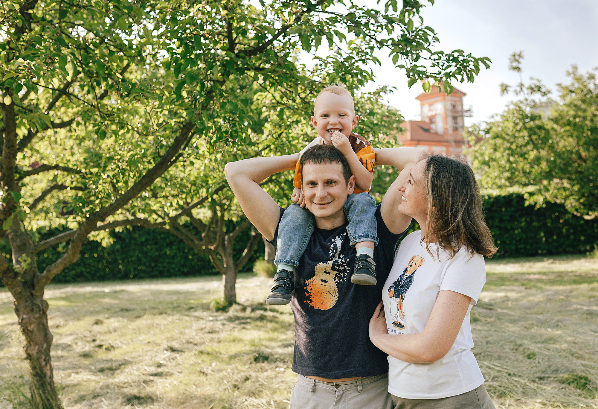 Таня+Андрей+Паша в Тройе. Семейный и свадебный фотограф в Праге Наталья Федори