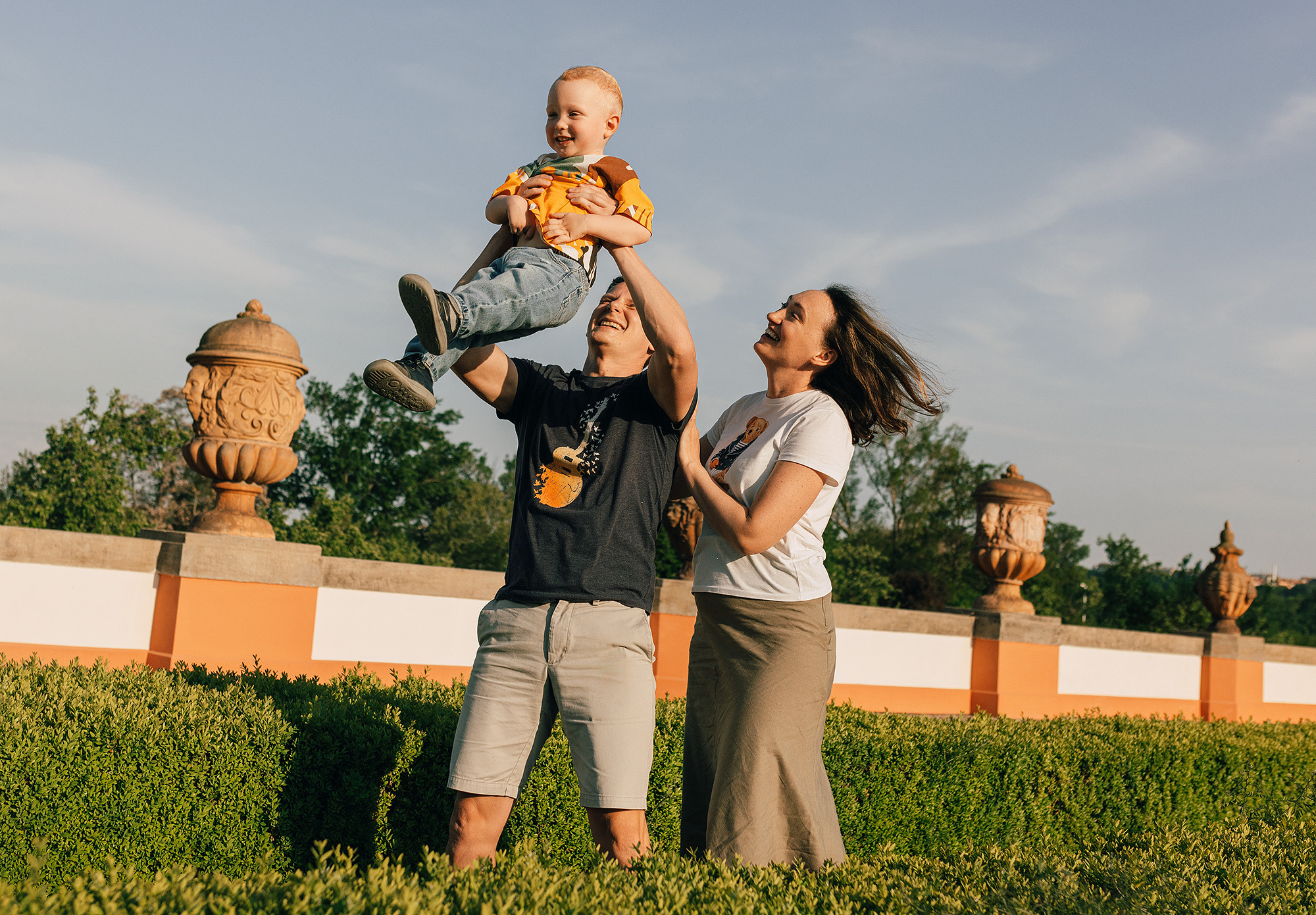 Таня+Андрей+Паша в Тройе. Семейный и свадебный фотограф в Праге Наталья Федори