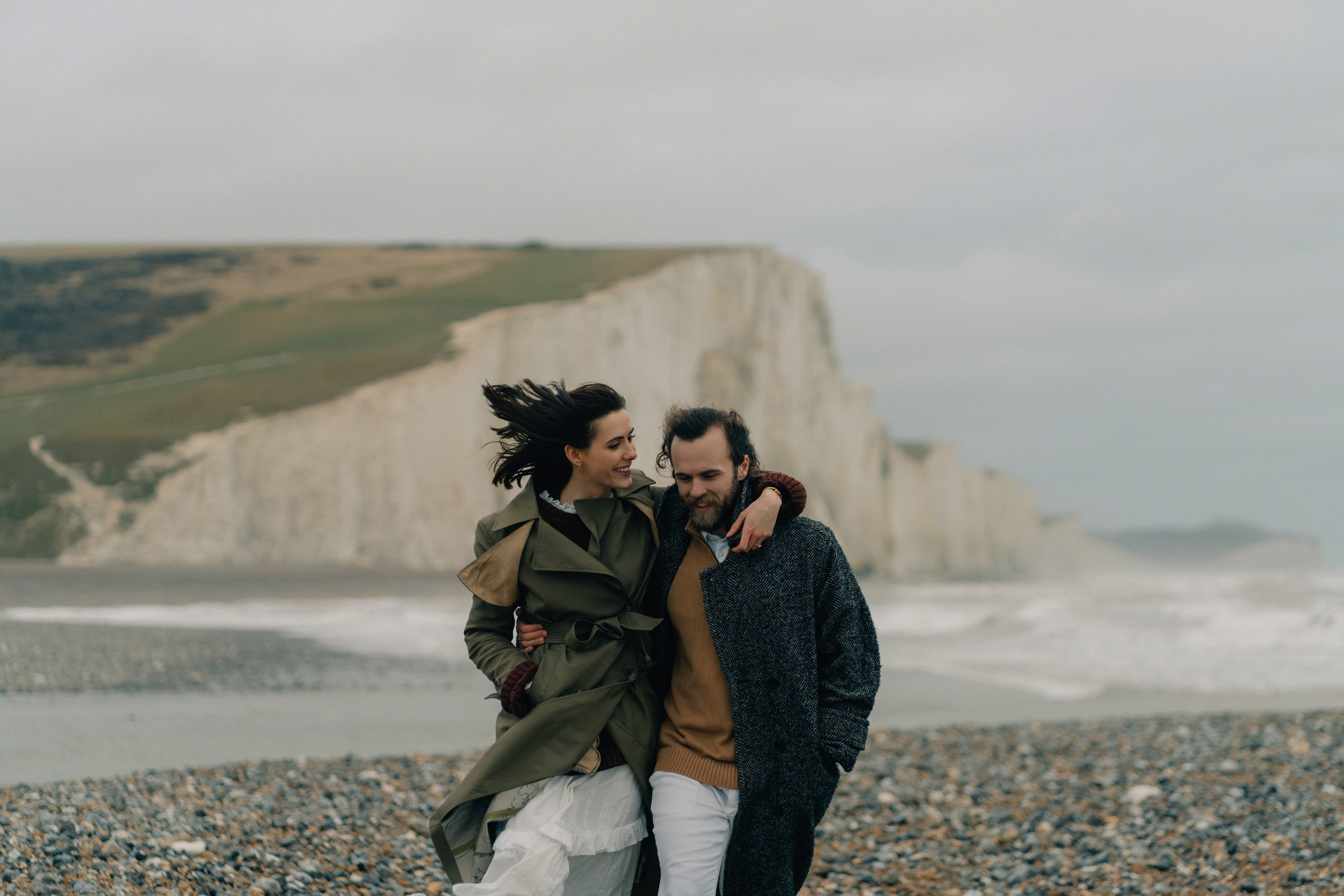 Engagement session in Seven Sisters. London portrait and family photographer