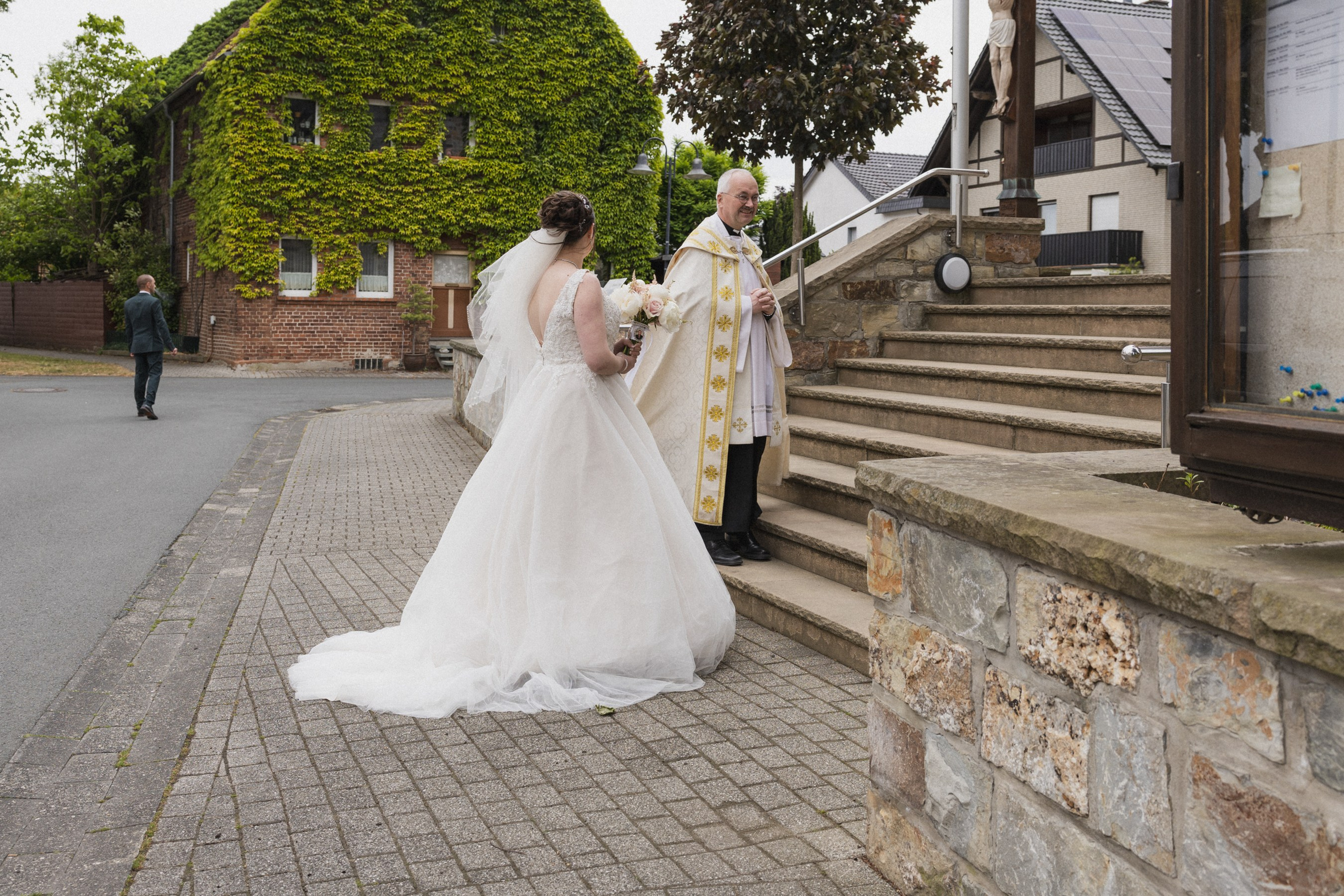 Kirchliche Trauung. Hochzeitfotograf in Bielefeld